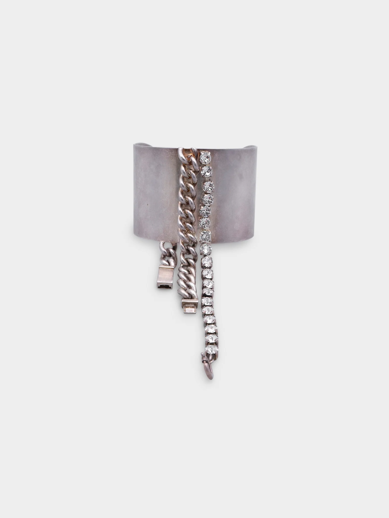 Rhinestone Bangle Cuff Bracelet