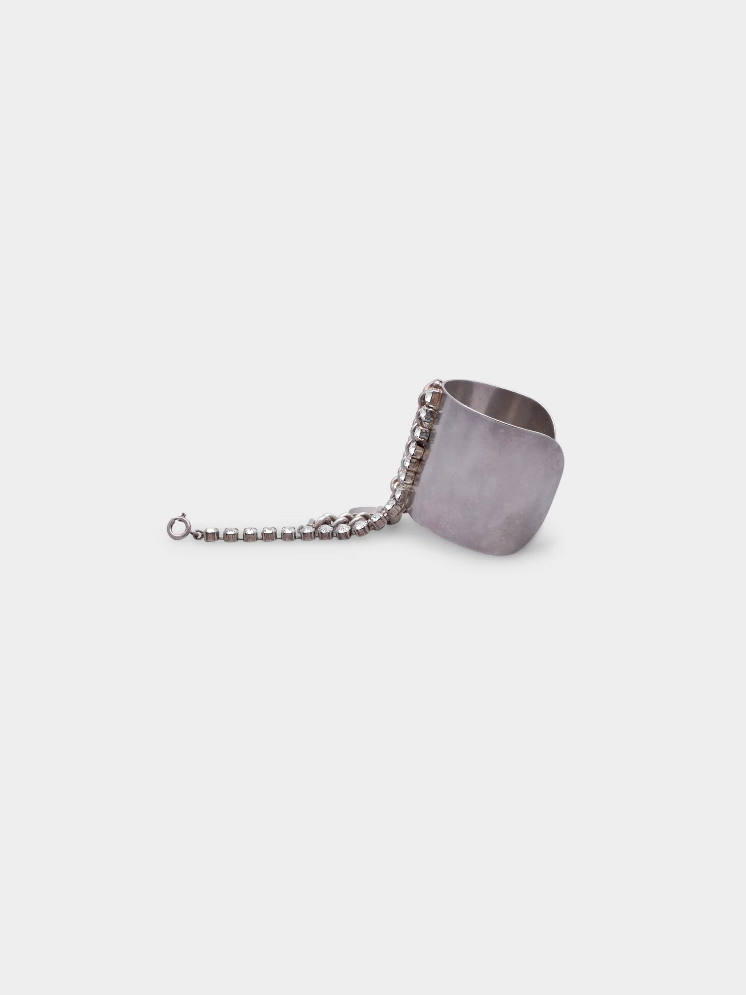 Rhinestone Bangle Cuff Bracelet - Image 3