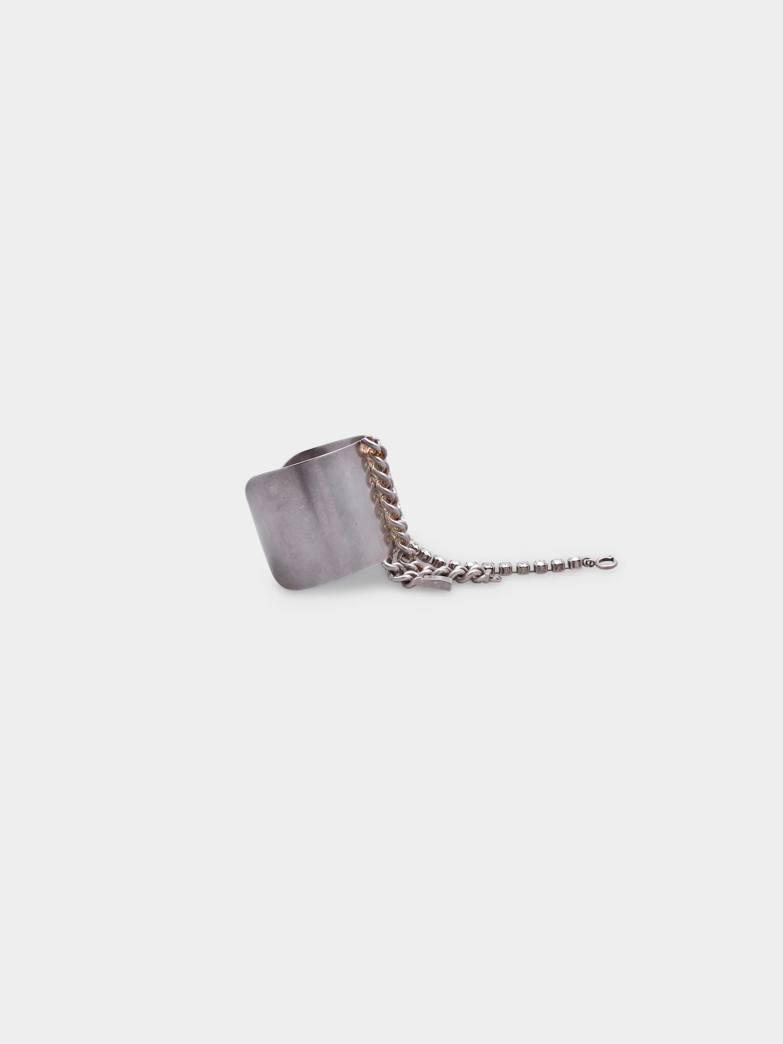 Rhinestone Bangle Cuff Bracelet - Image 5