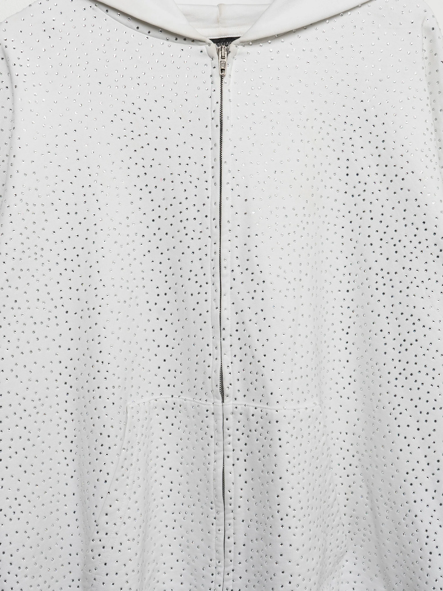 Rhinestone Crystal Zip-up Hoodie - Image 3