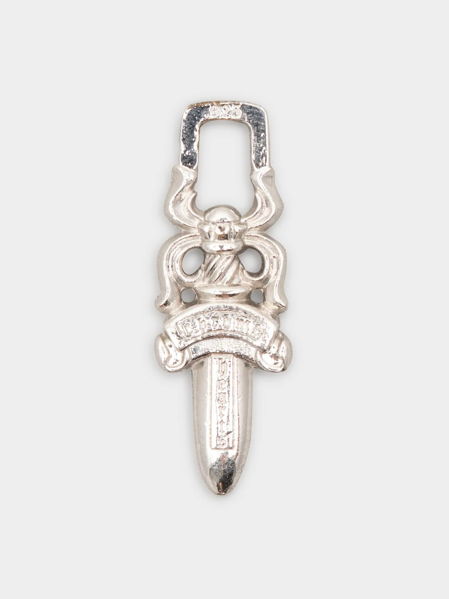 Rhodium Dagger Pendant - Image 2