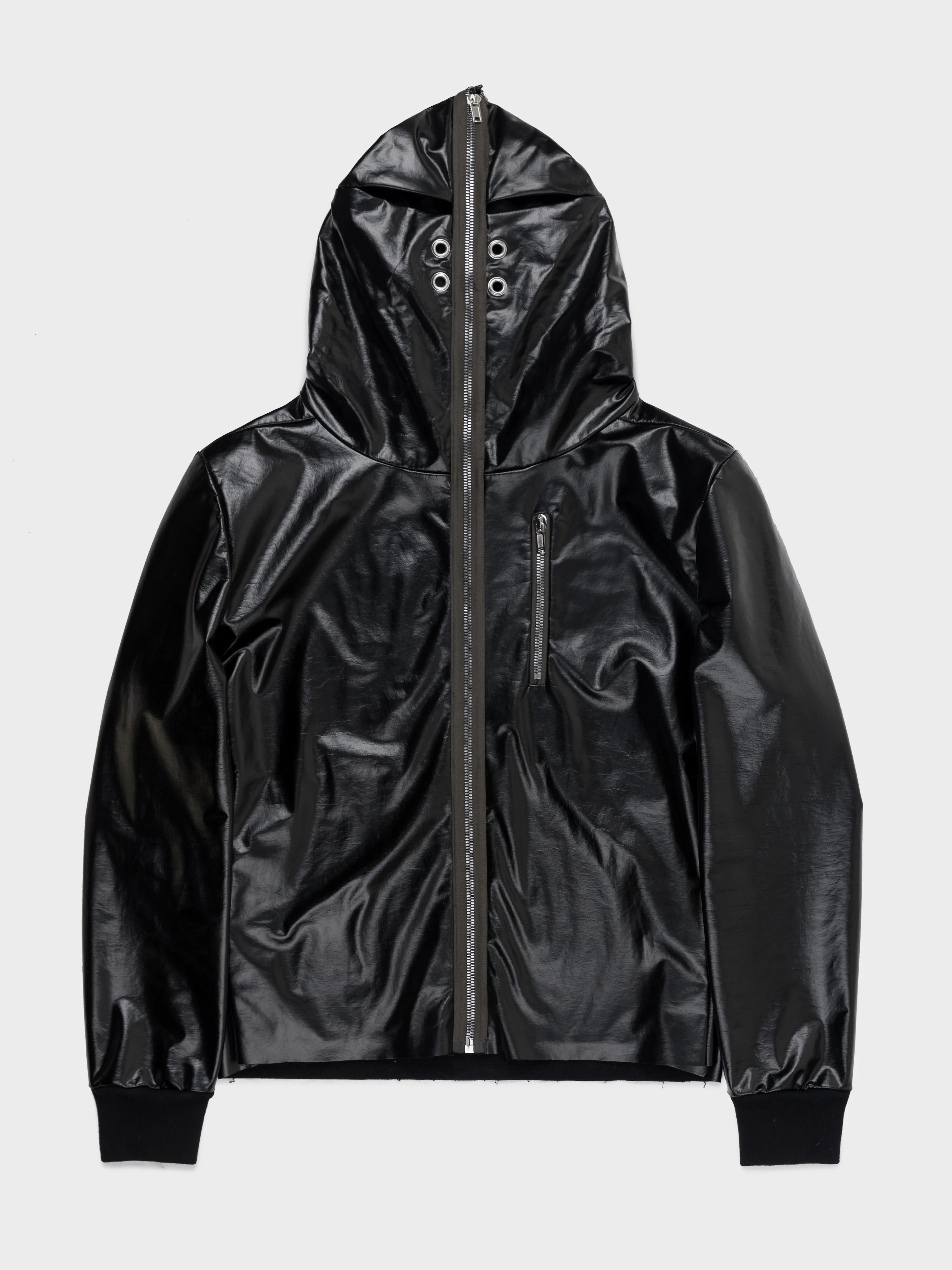 Vegan Leather Gimp Parka