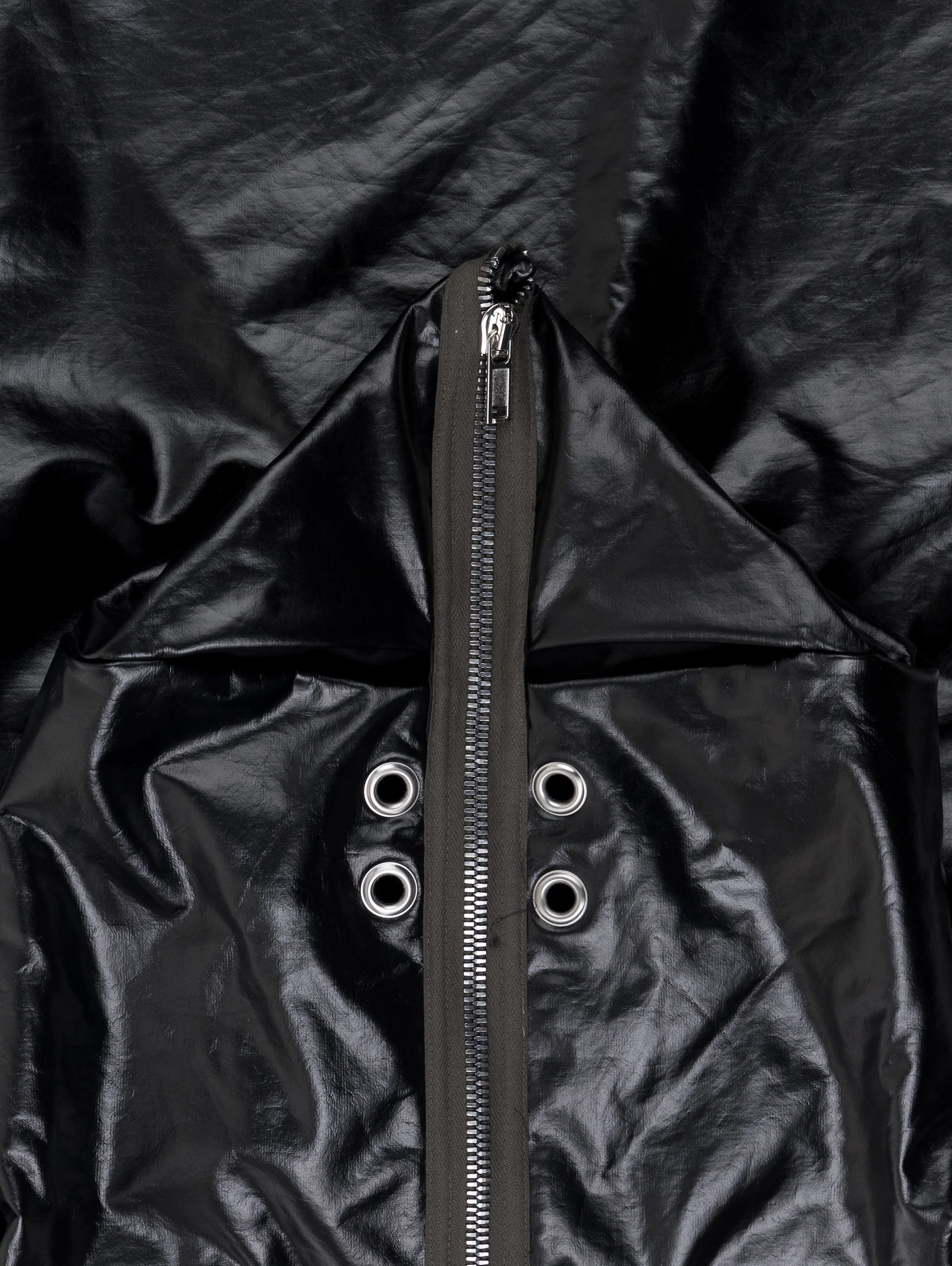 Vegan Leather Gimp Parka - Image 3