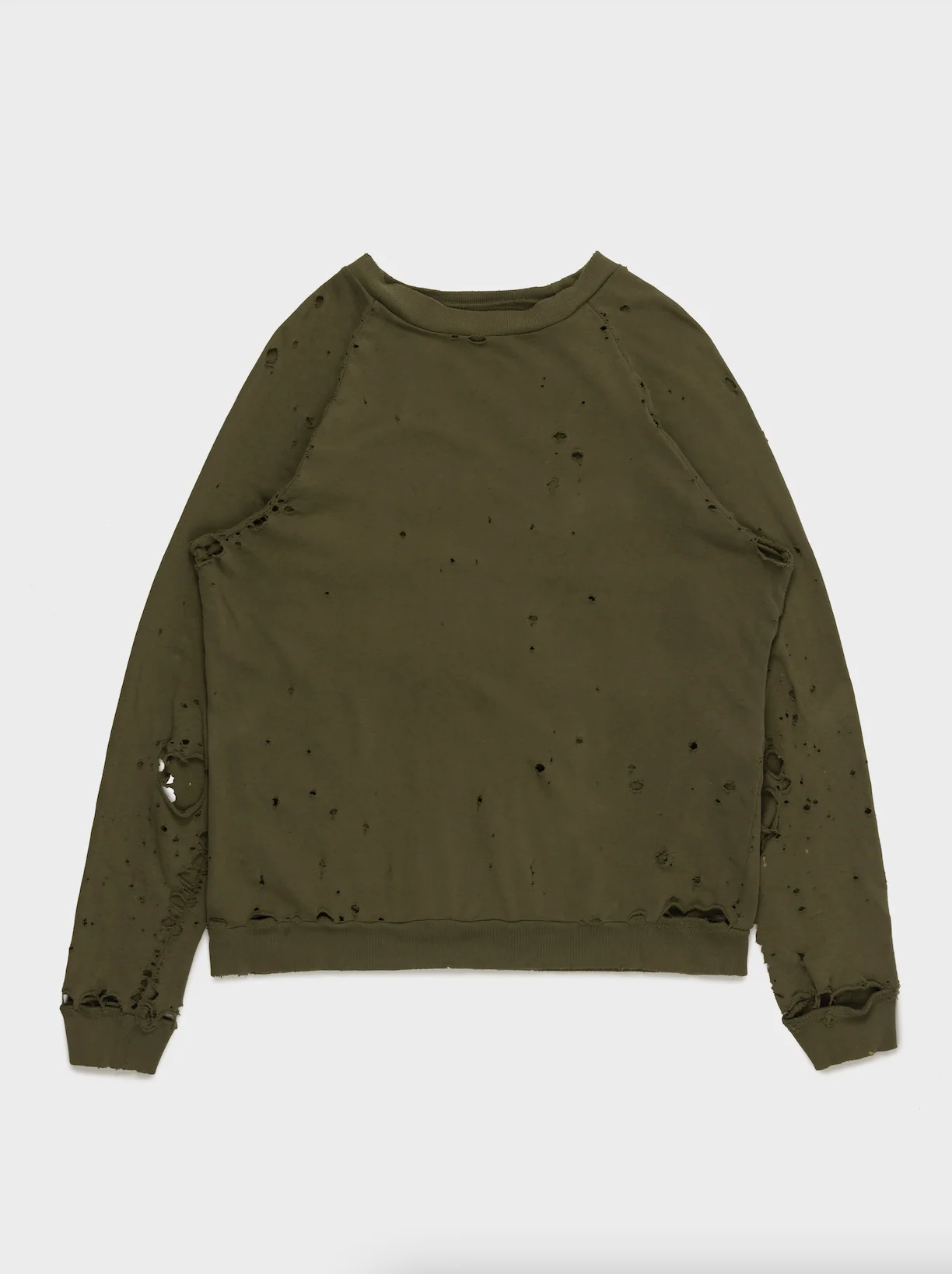 'RIOT! RIOT! RIOT!' Distressed Crewneck