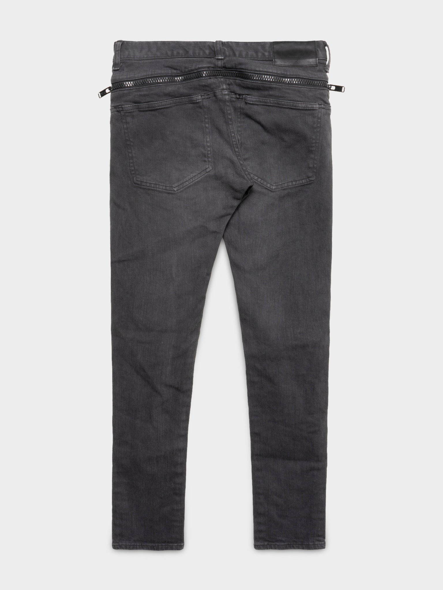Ripped Knee Zip Jeans - Image 3