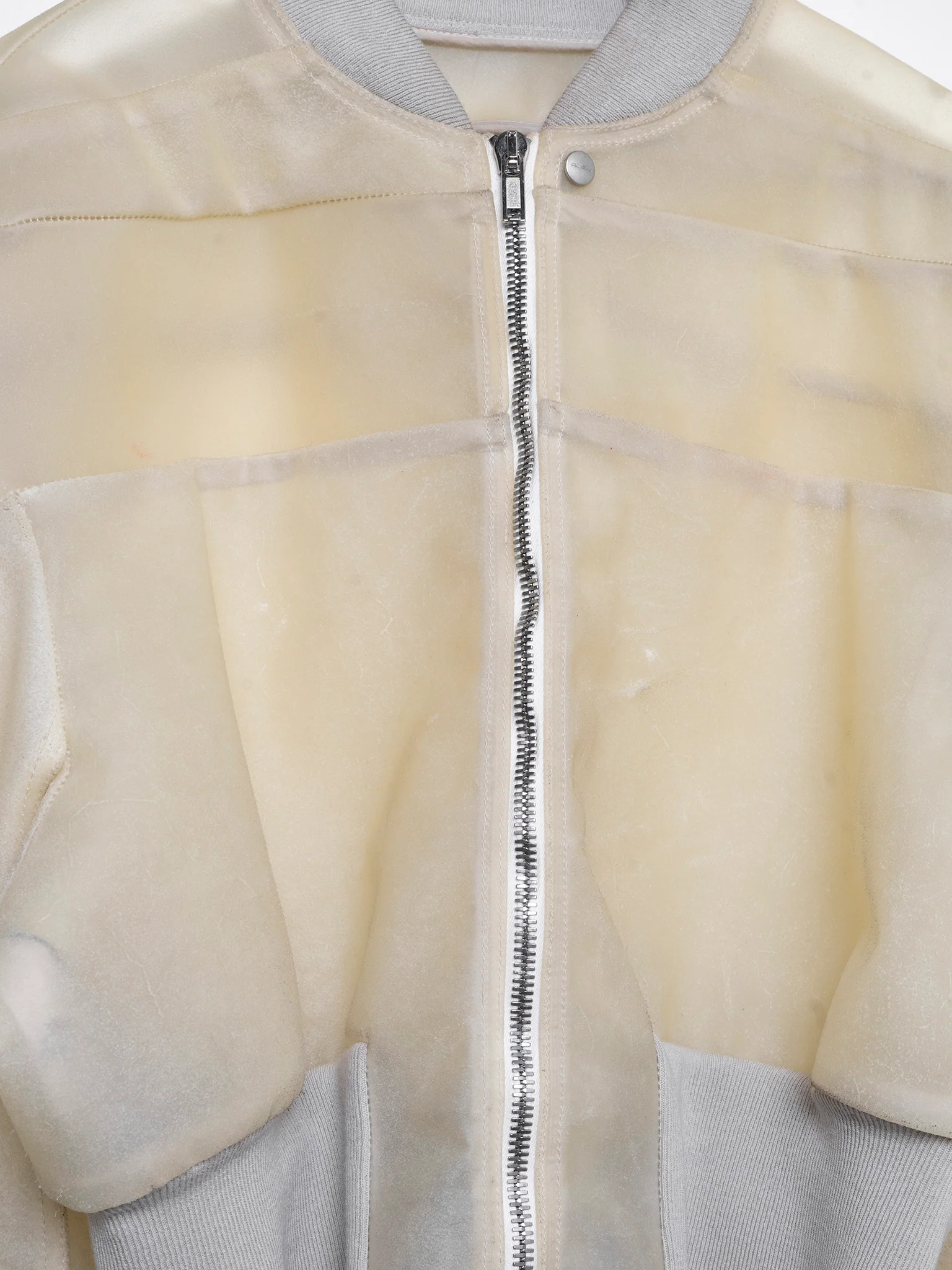 'EDFU' Runway Clear Apparition Leather Bomber - Image 2