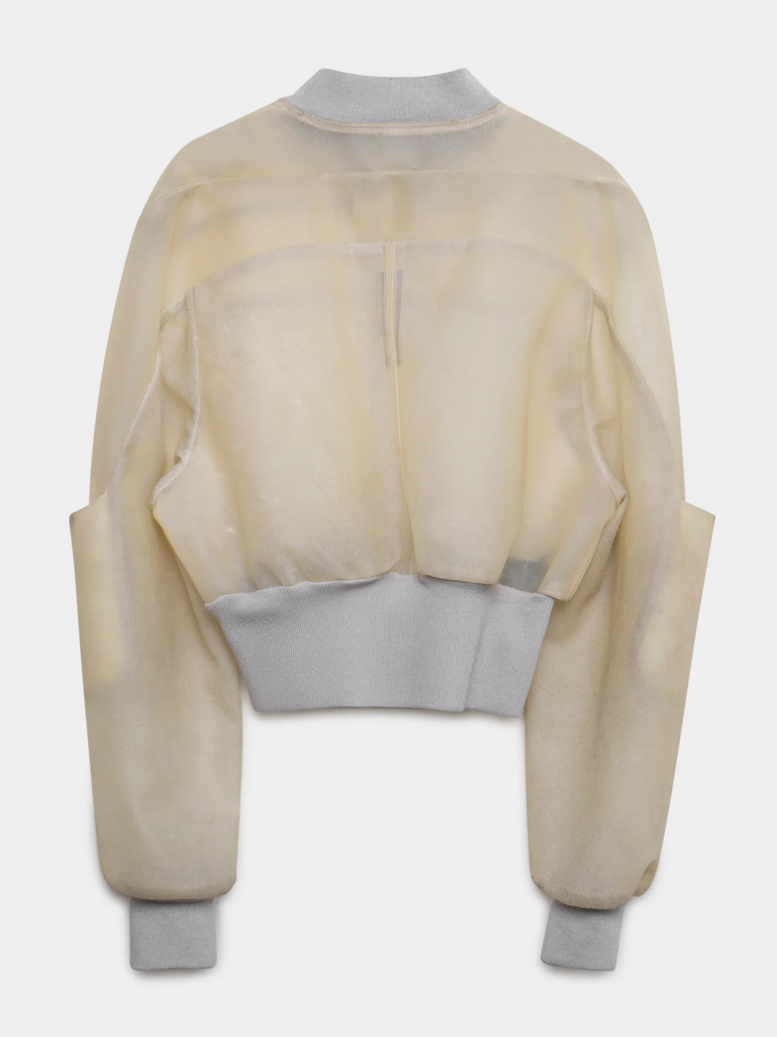 'EDFU' Runway Clear Apparition Leather Bomber - Image 3