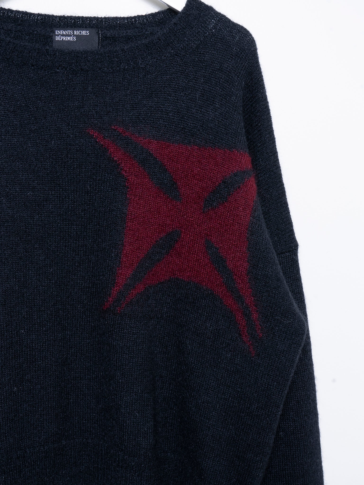 Sample Cross Mohair Sweater - Image 2