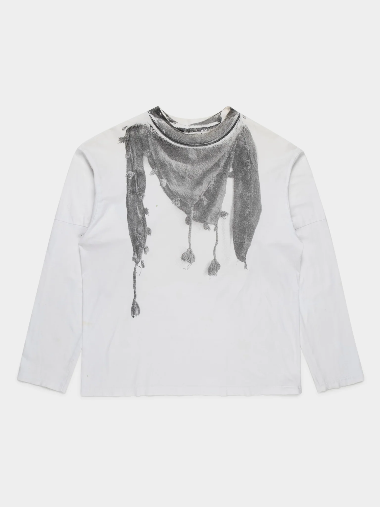 Scarf Long Sleeve Shirt