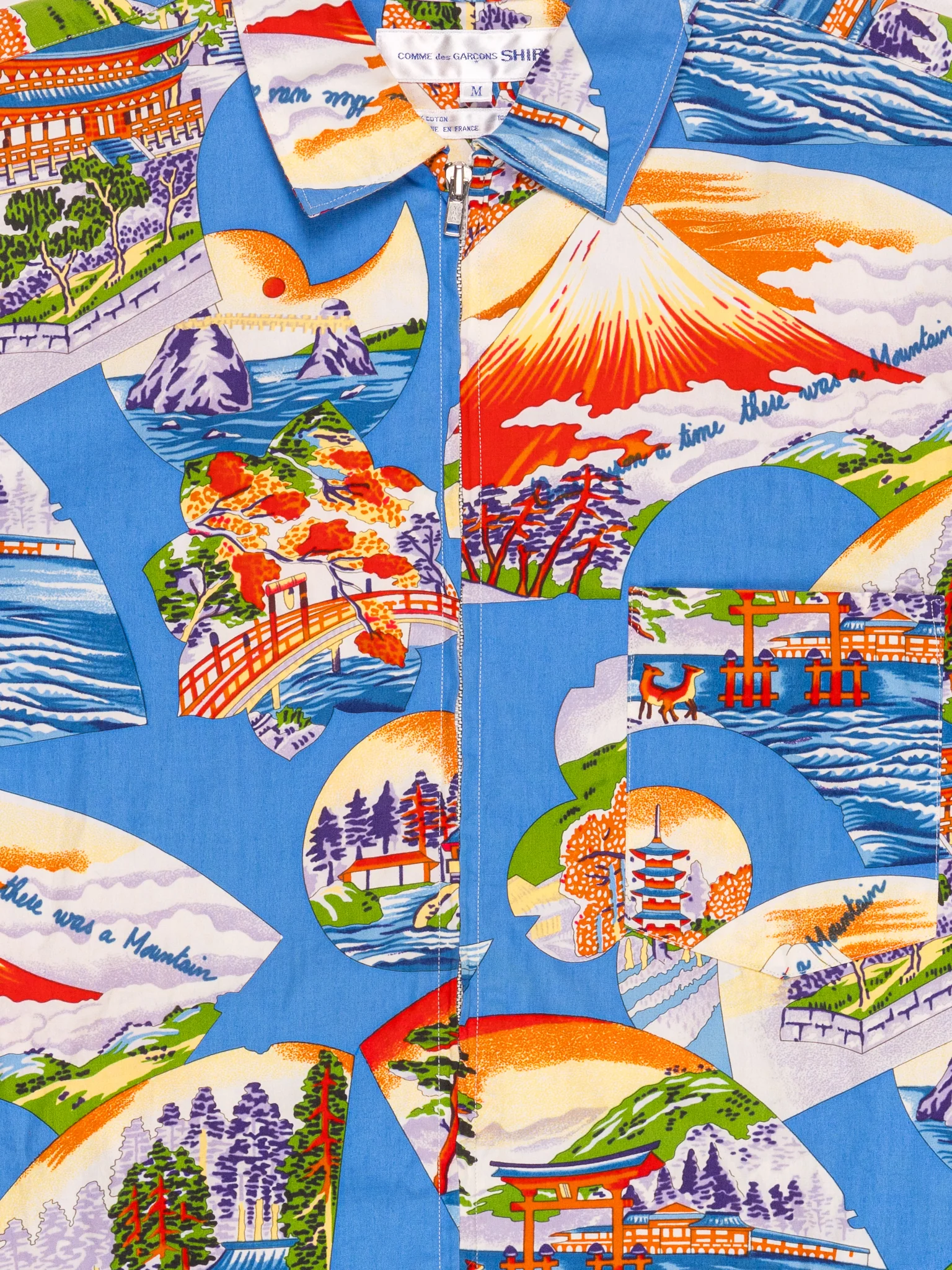Scenic Japanese Zip Up Shirt - Image 2