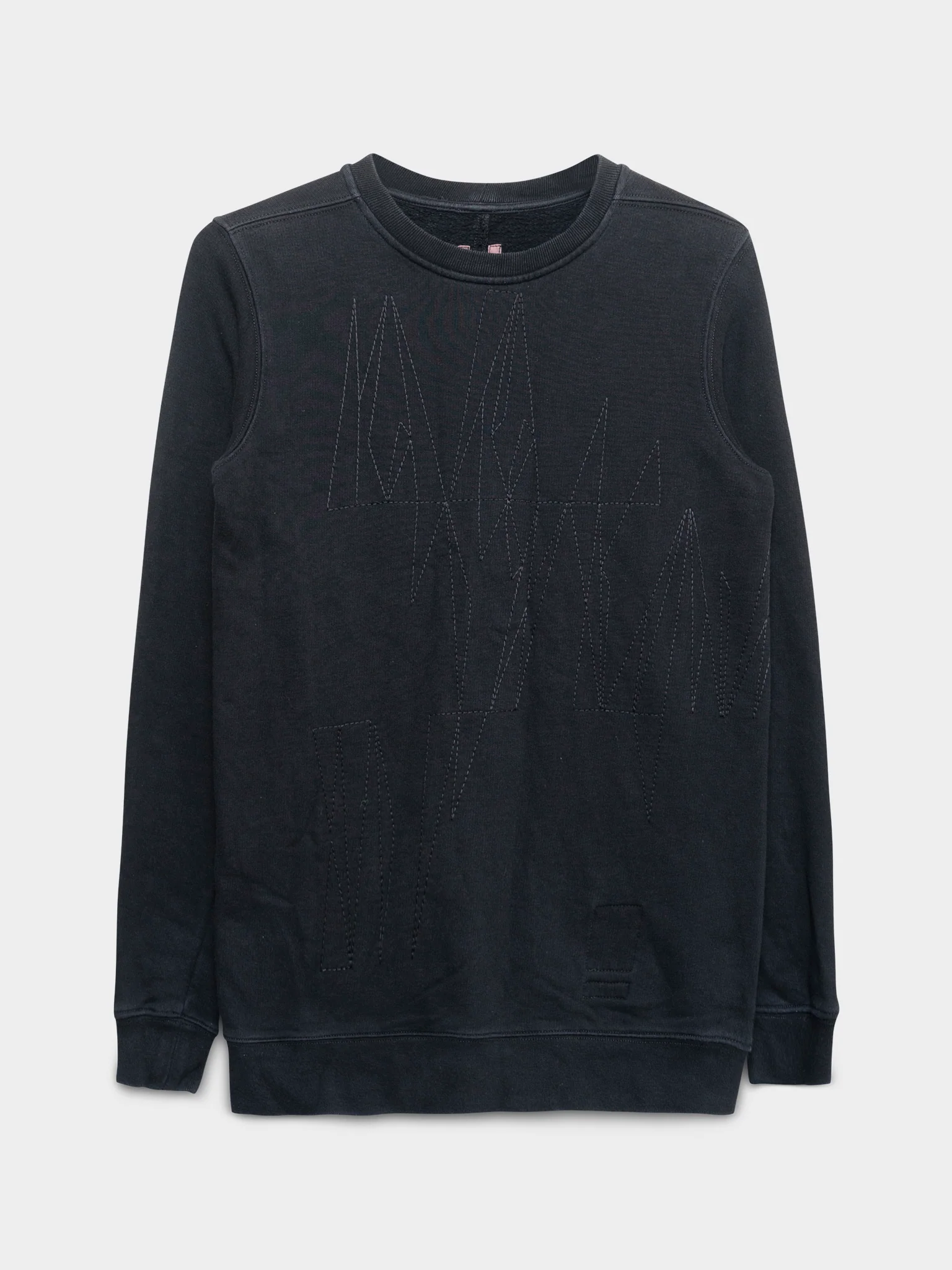 Scribble Embroidered Crewneck