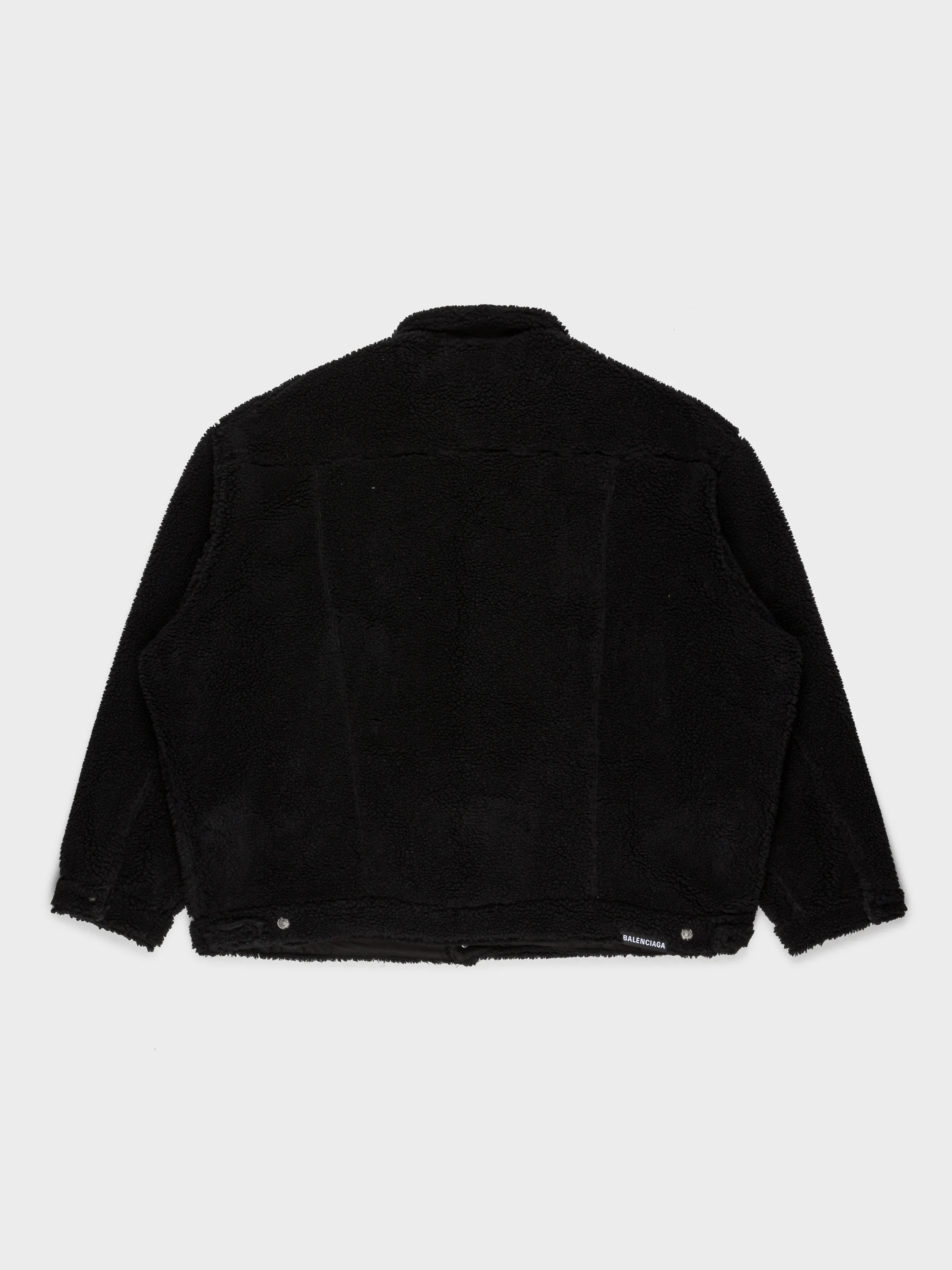 Oversized Fleece Trucker Jacket - Image 3