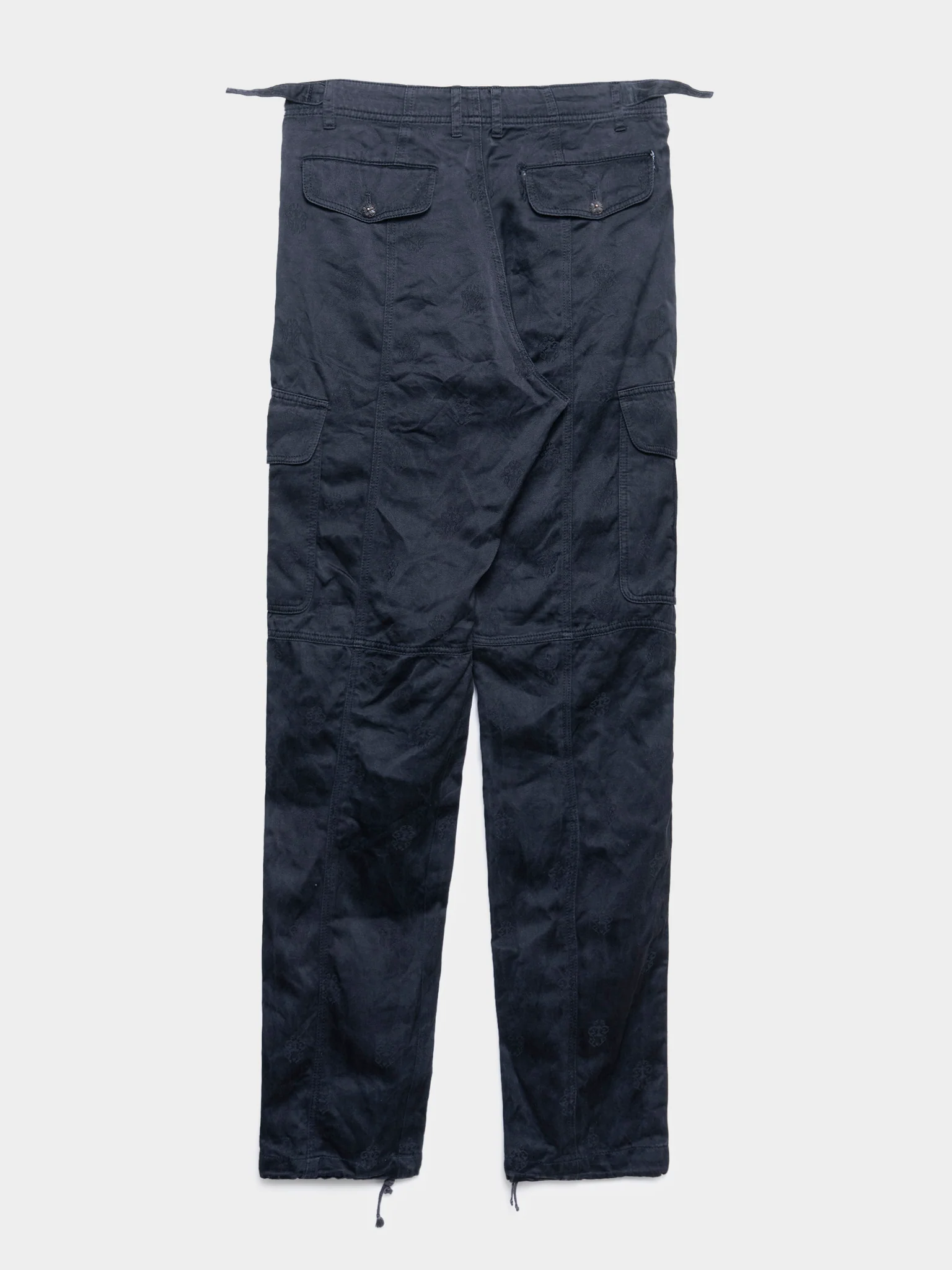 Silk Monogram Cargo Pants - Image 3
