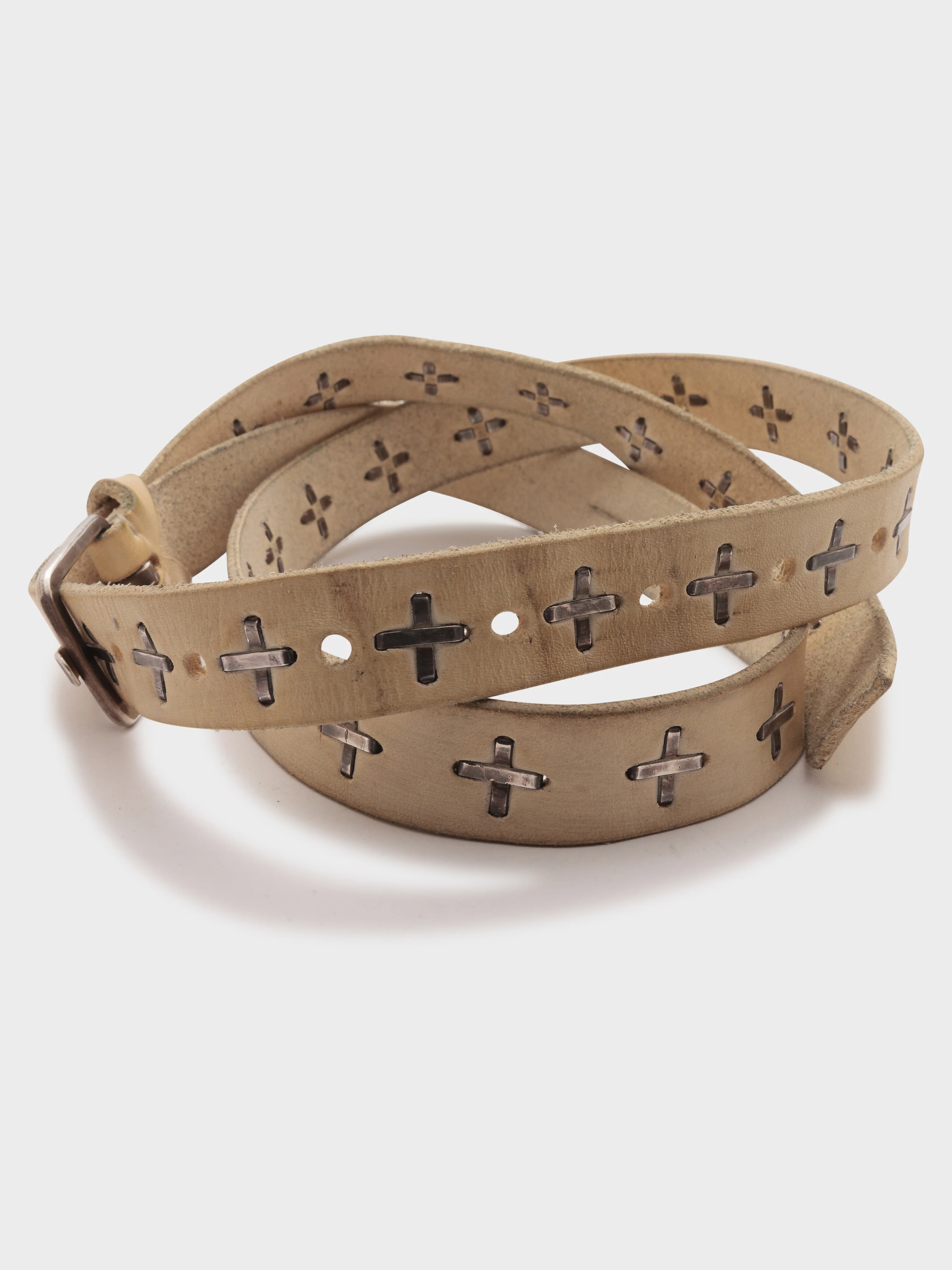 Silver Cross Staple Belt - Image 3