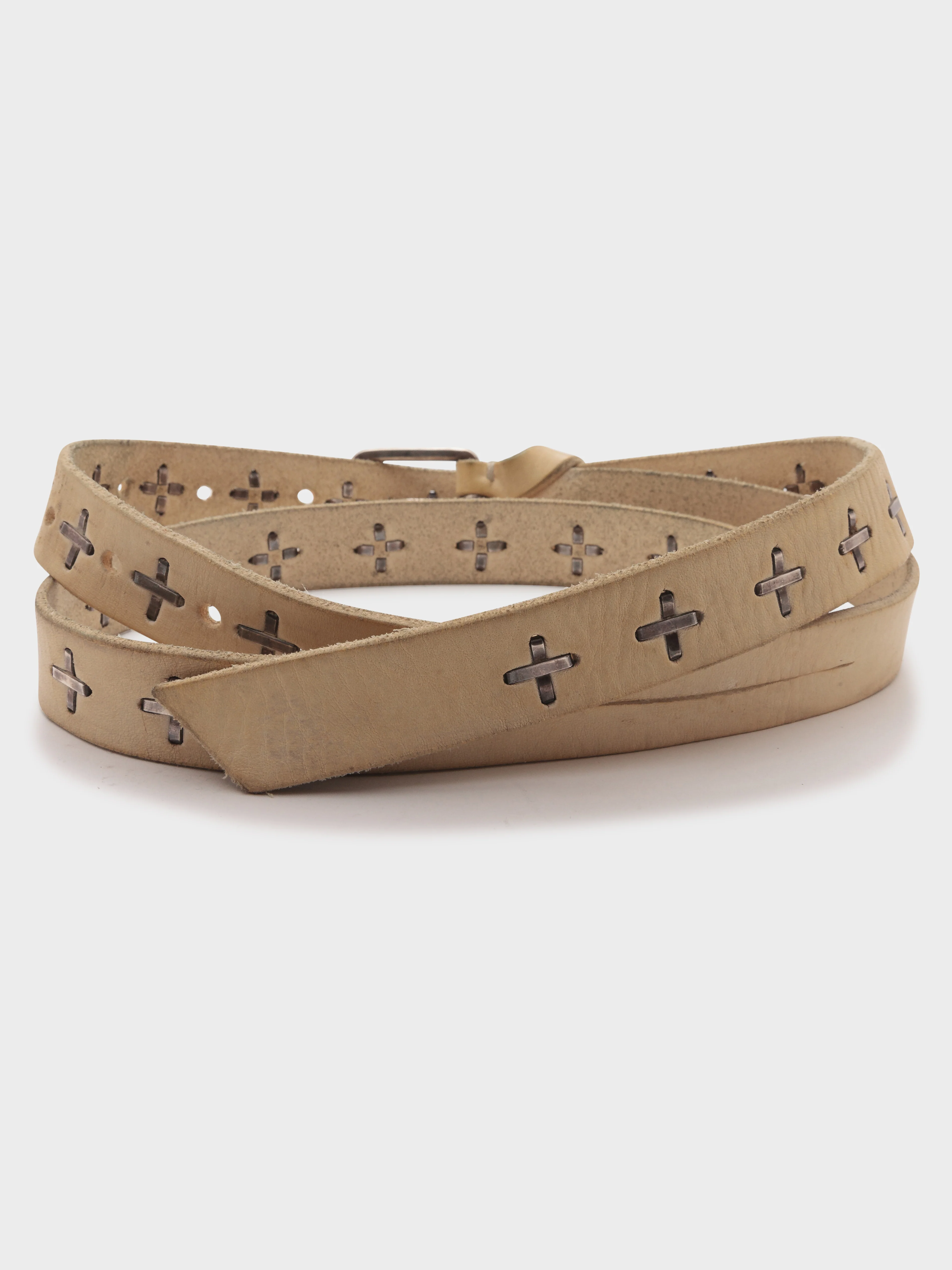 Silver Cross Staple Belt - Image 4