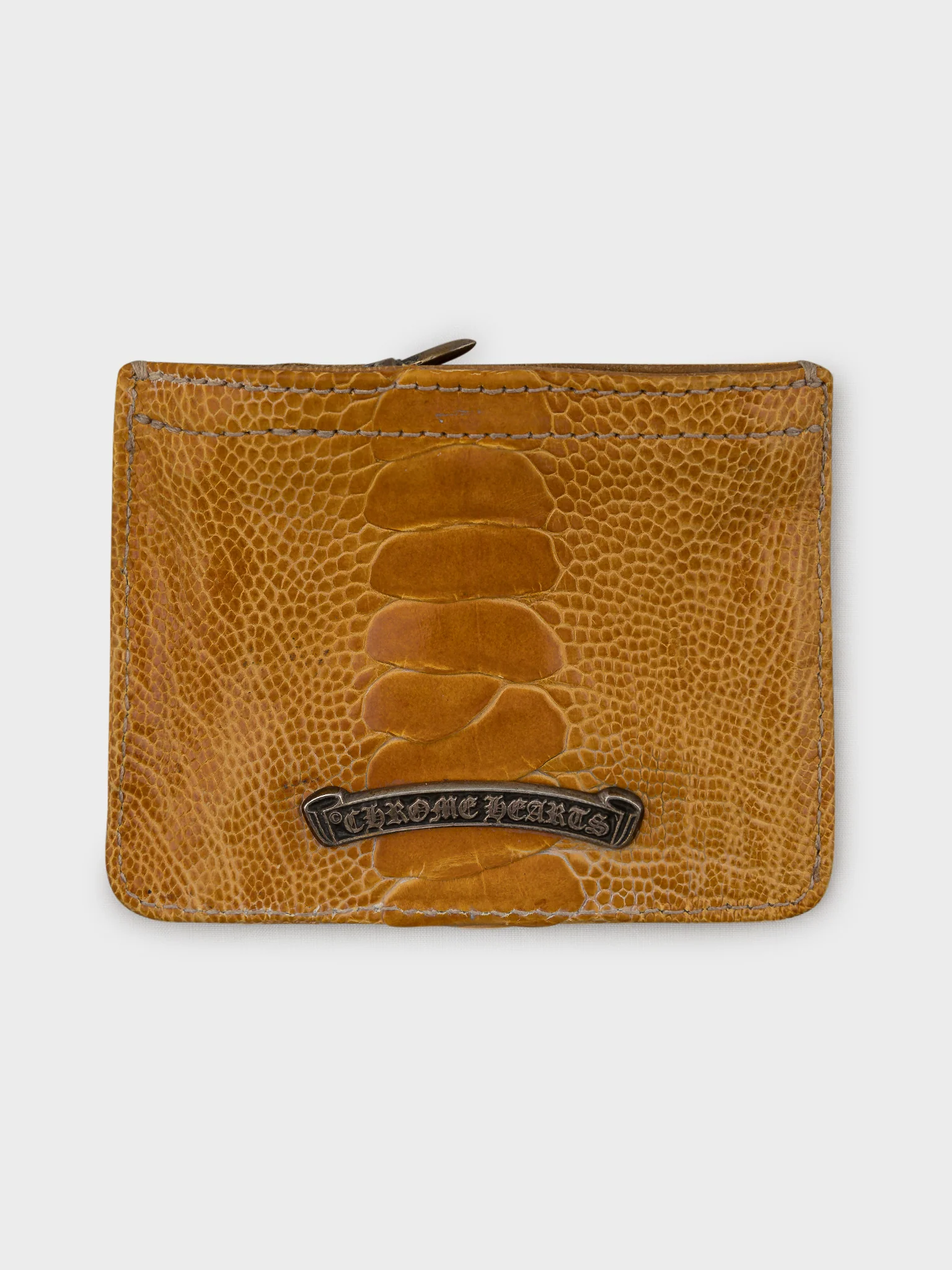 Ostrich Leg Zip Wallet