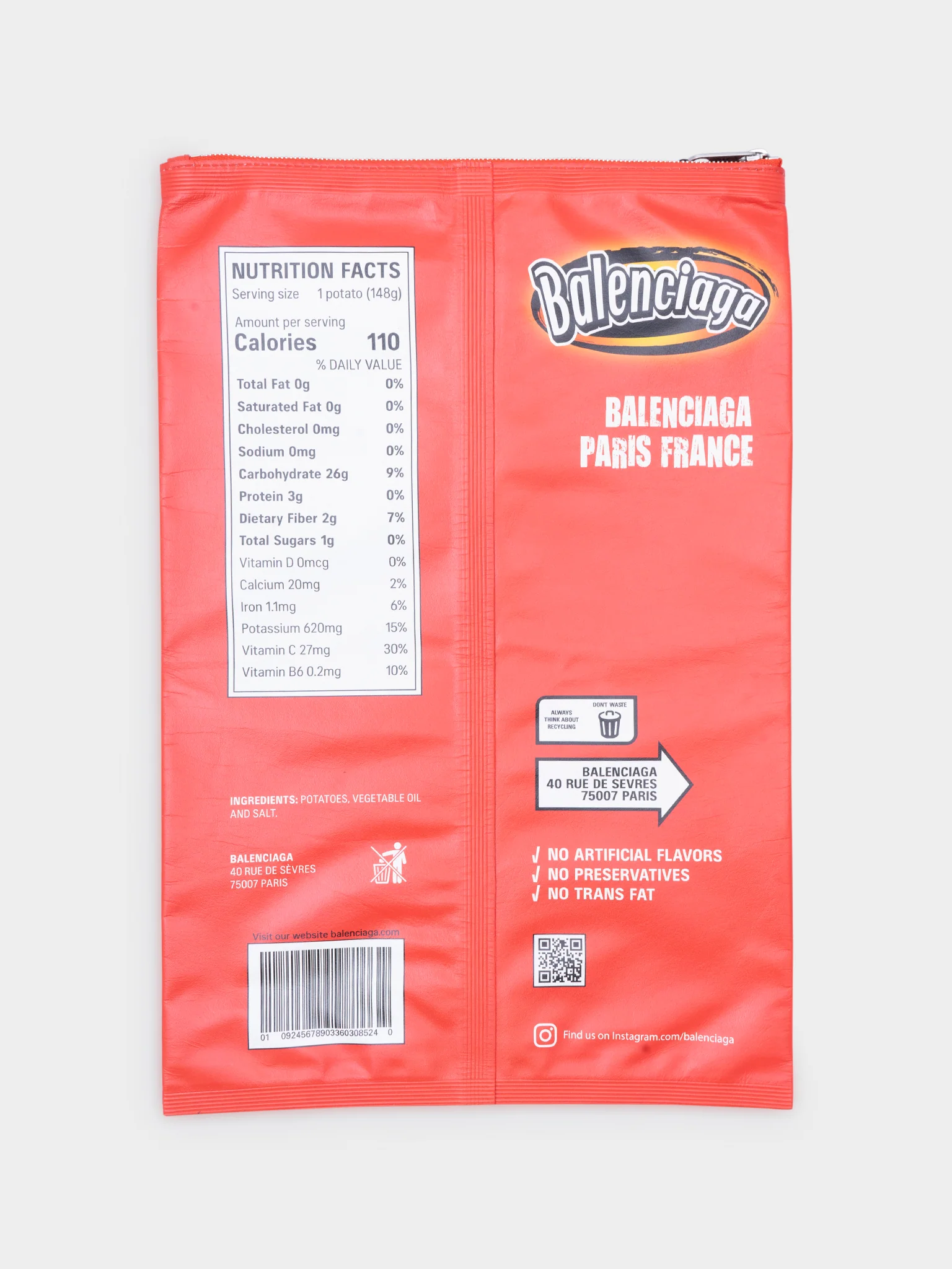 Spicy Chili Leather Chip Bag - Image 2