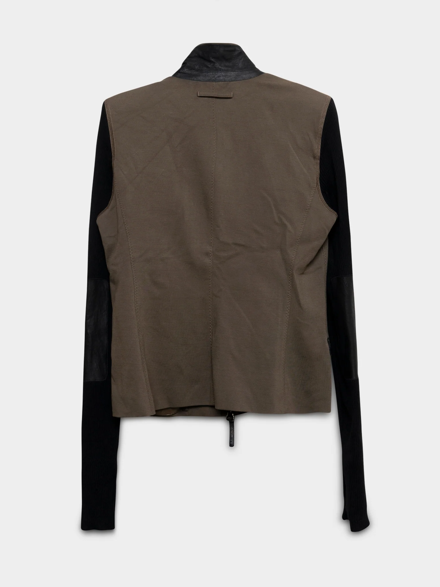SS09 Leather-Trimmed Jacket - Image 2