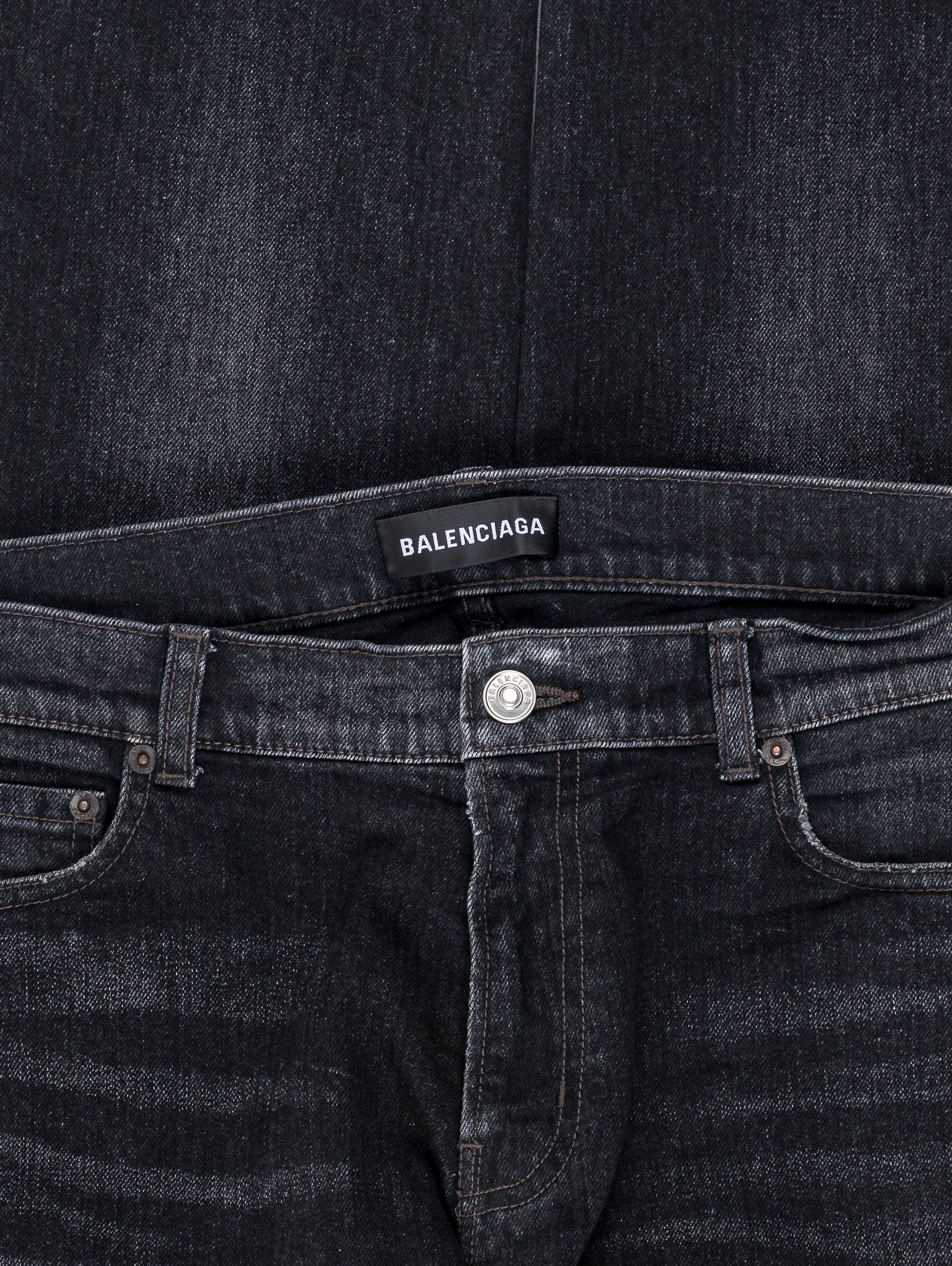 Straight Fit Black Denim - Image 3