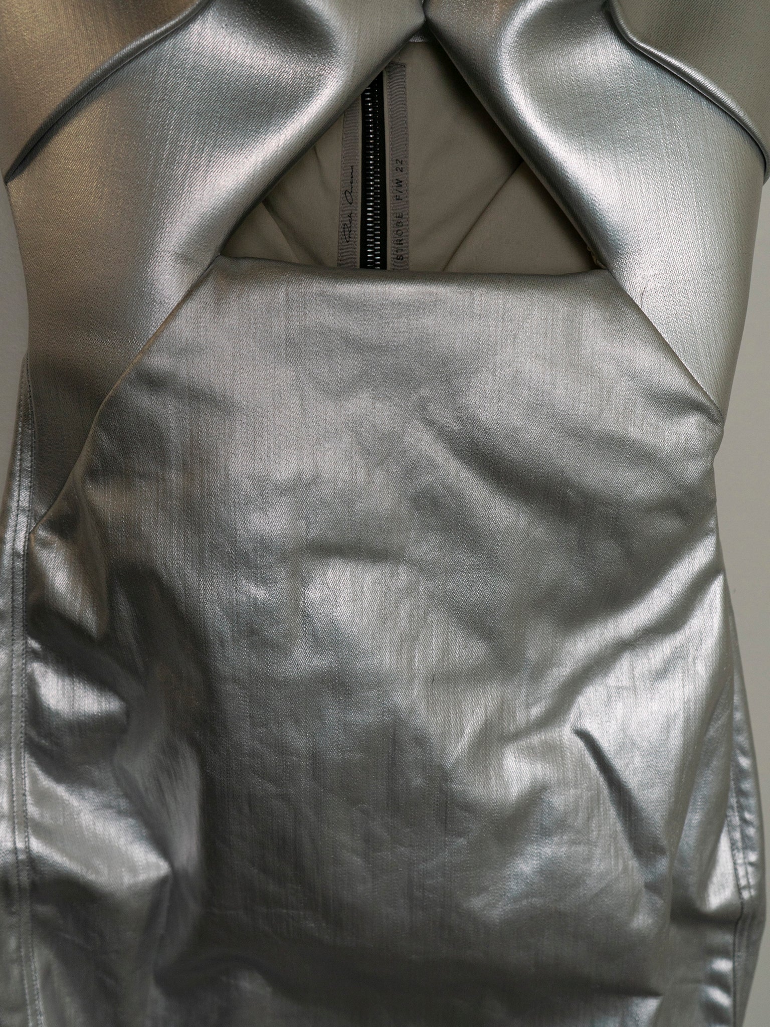 "Strobe" Metallic Prong Gown - Image 2