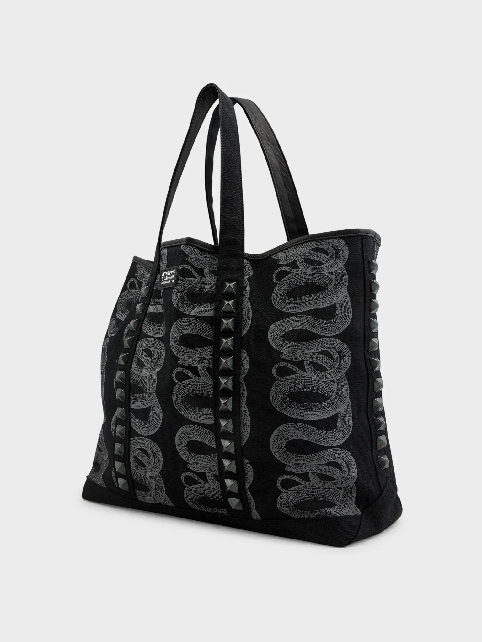 Studded Snake Tote Bag - Image 3