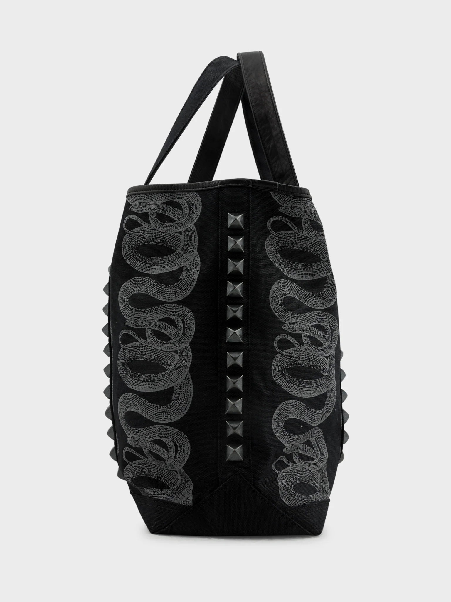 Studded Snake Tote Bag - Image 4