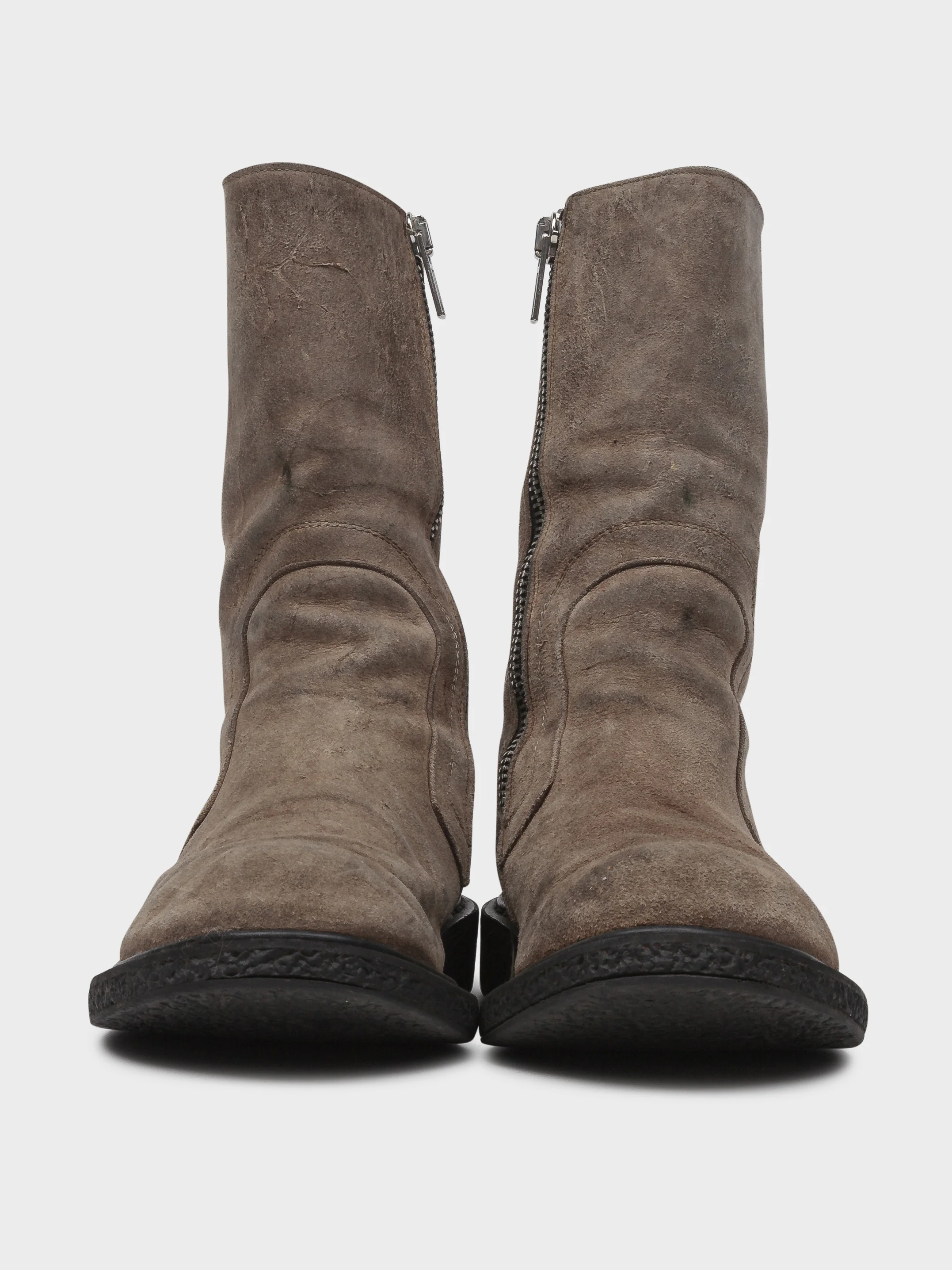 Suede Creeper Boots - Image 2