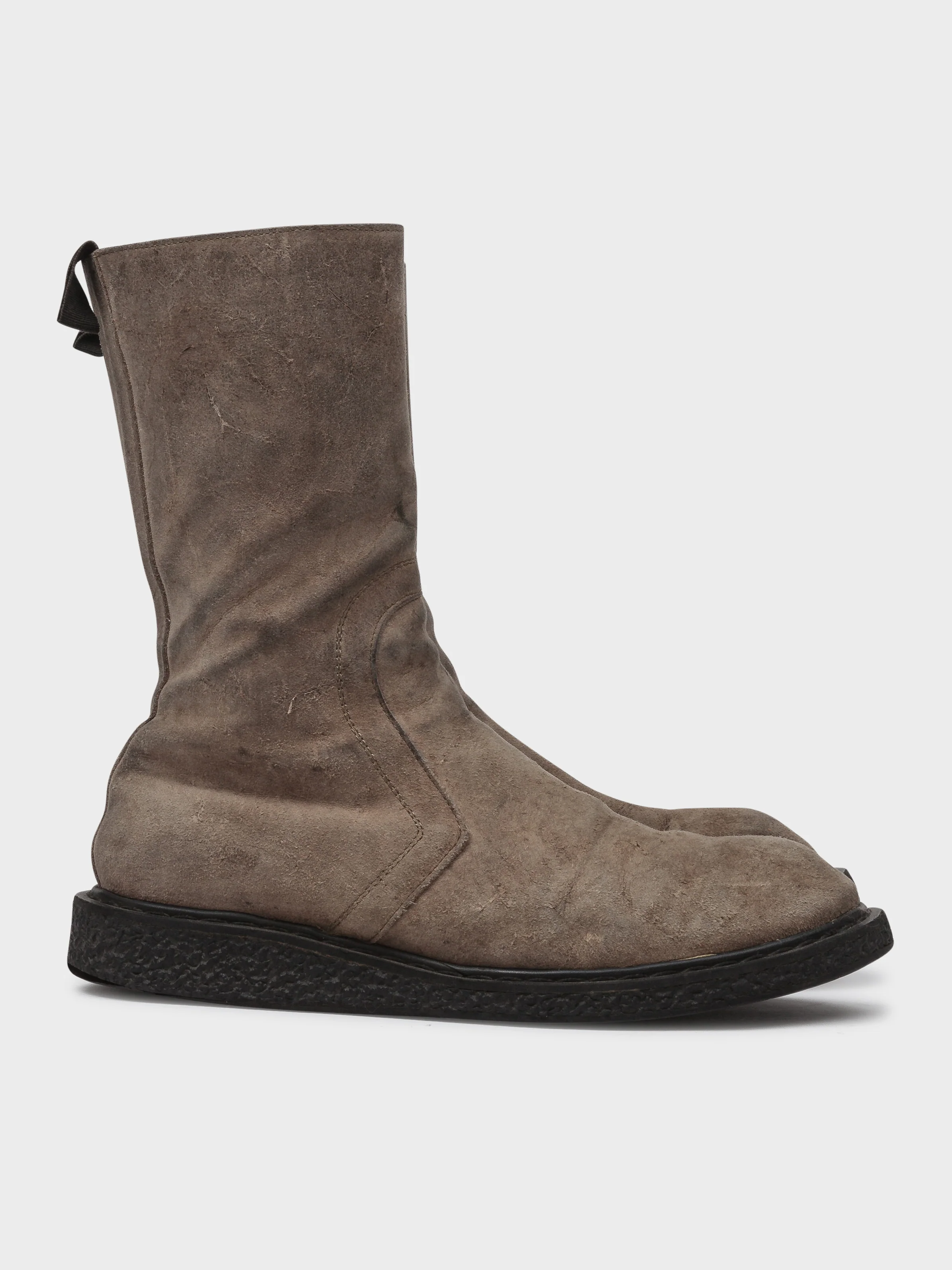 Suede Creeper Boots - Image 3