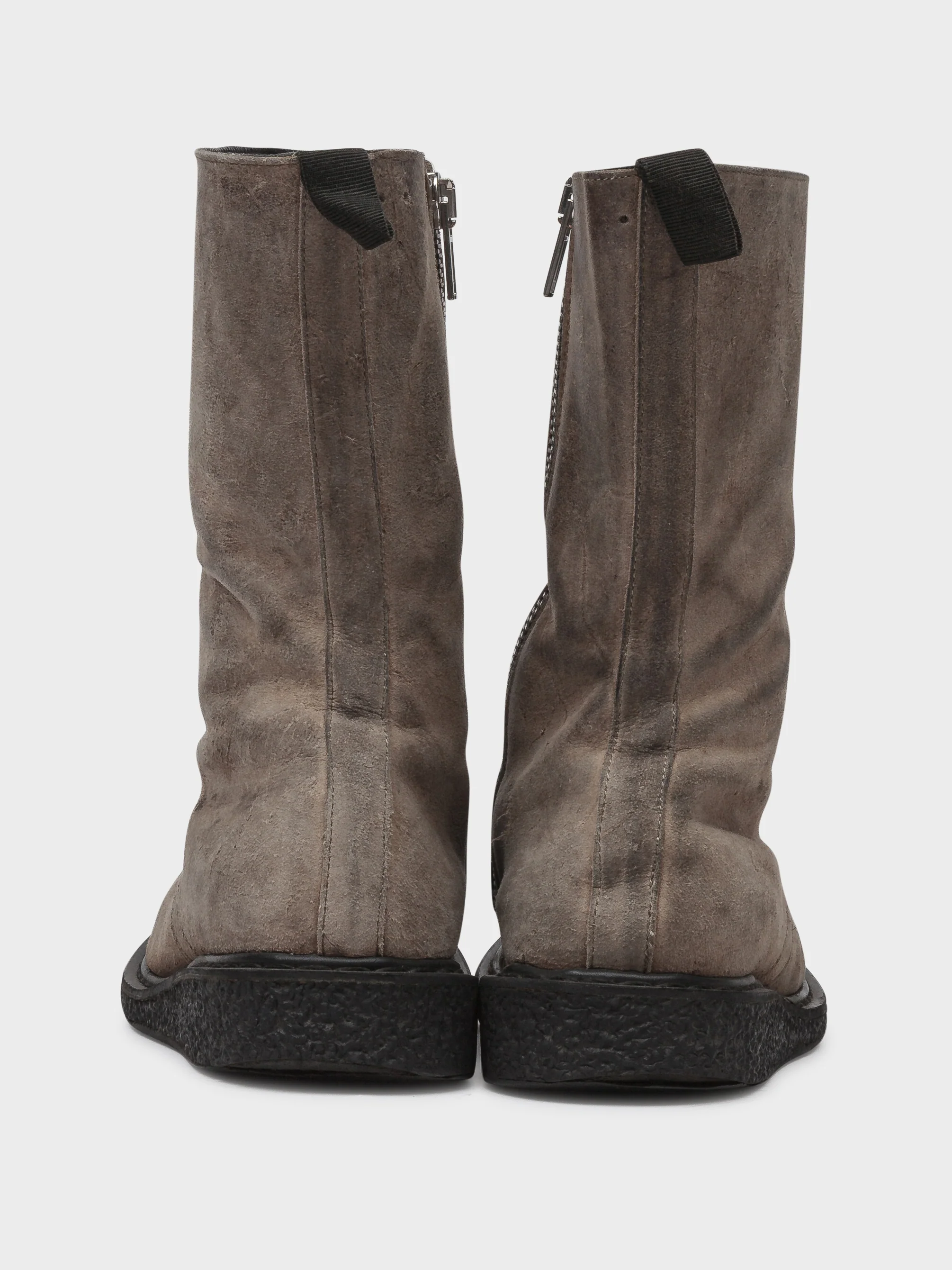 Suede Creeper Boots - Image 4