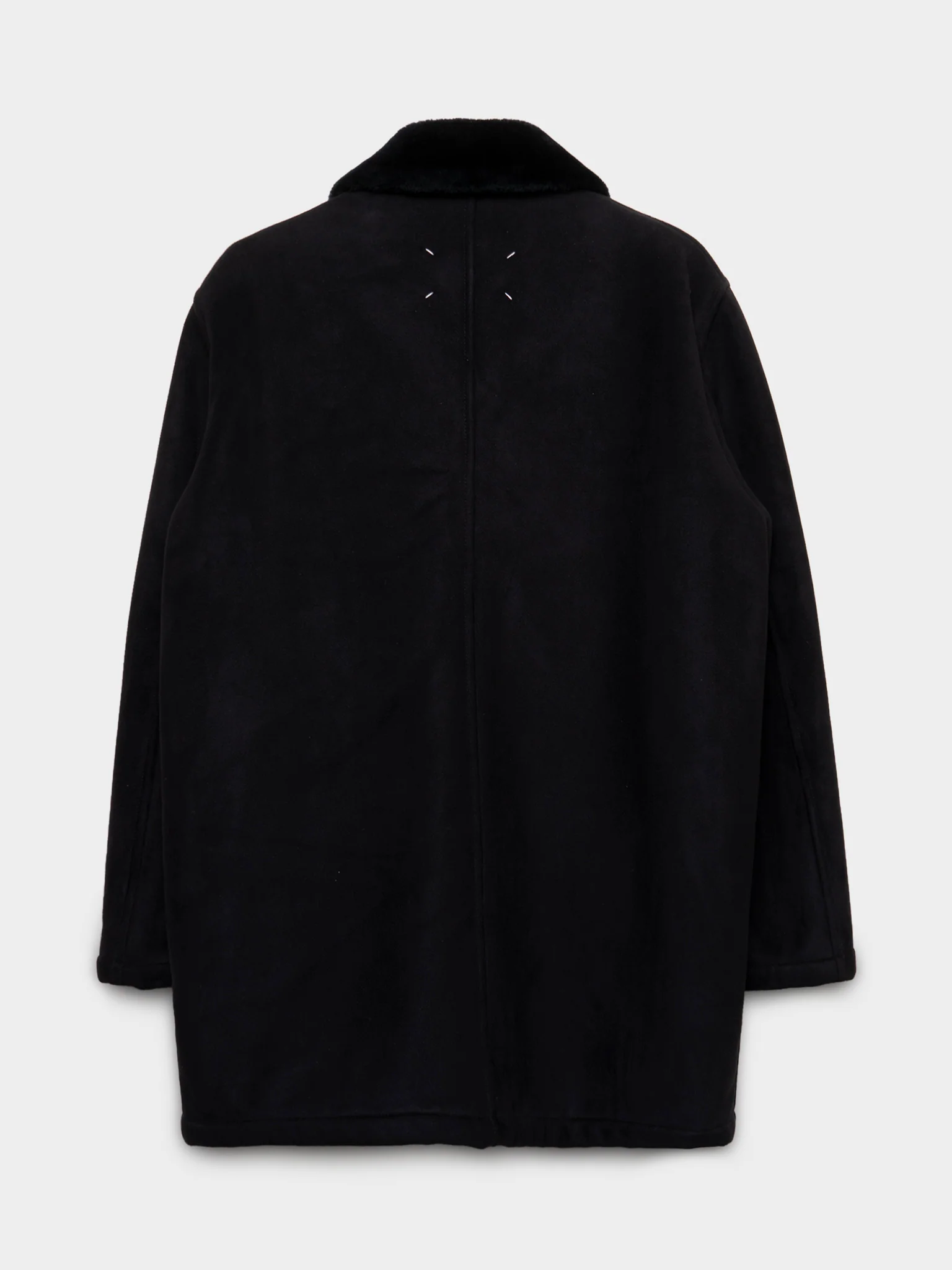 Suede Shearling Coat - Image 4