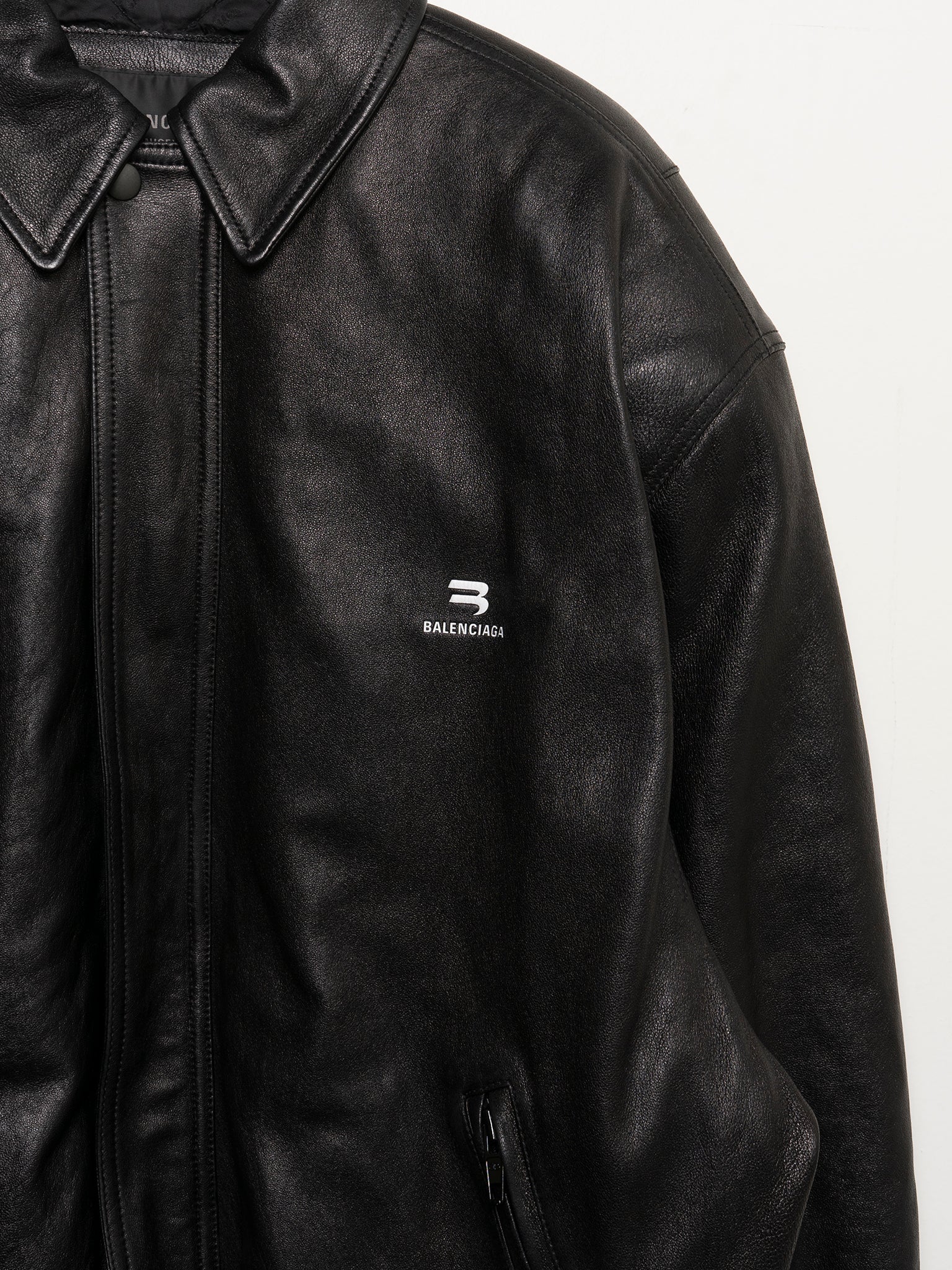 Taxi Driver Leather Jacket - Image 2