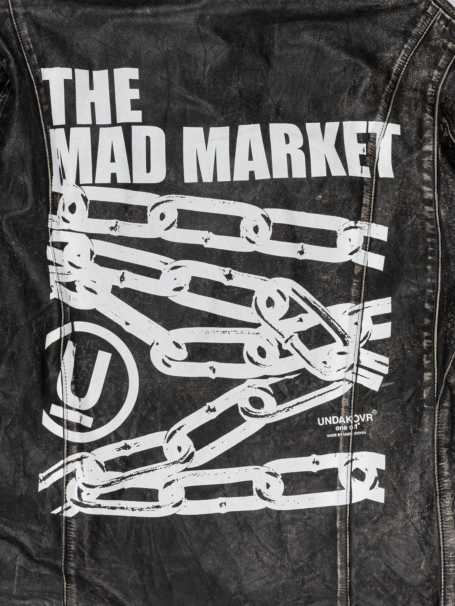 One-off MAD MARKET Hooded Leather Jacket - Image 3