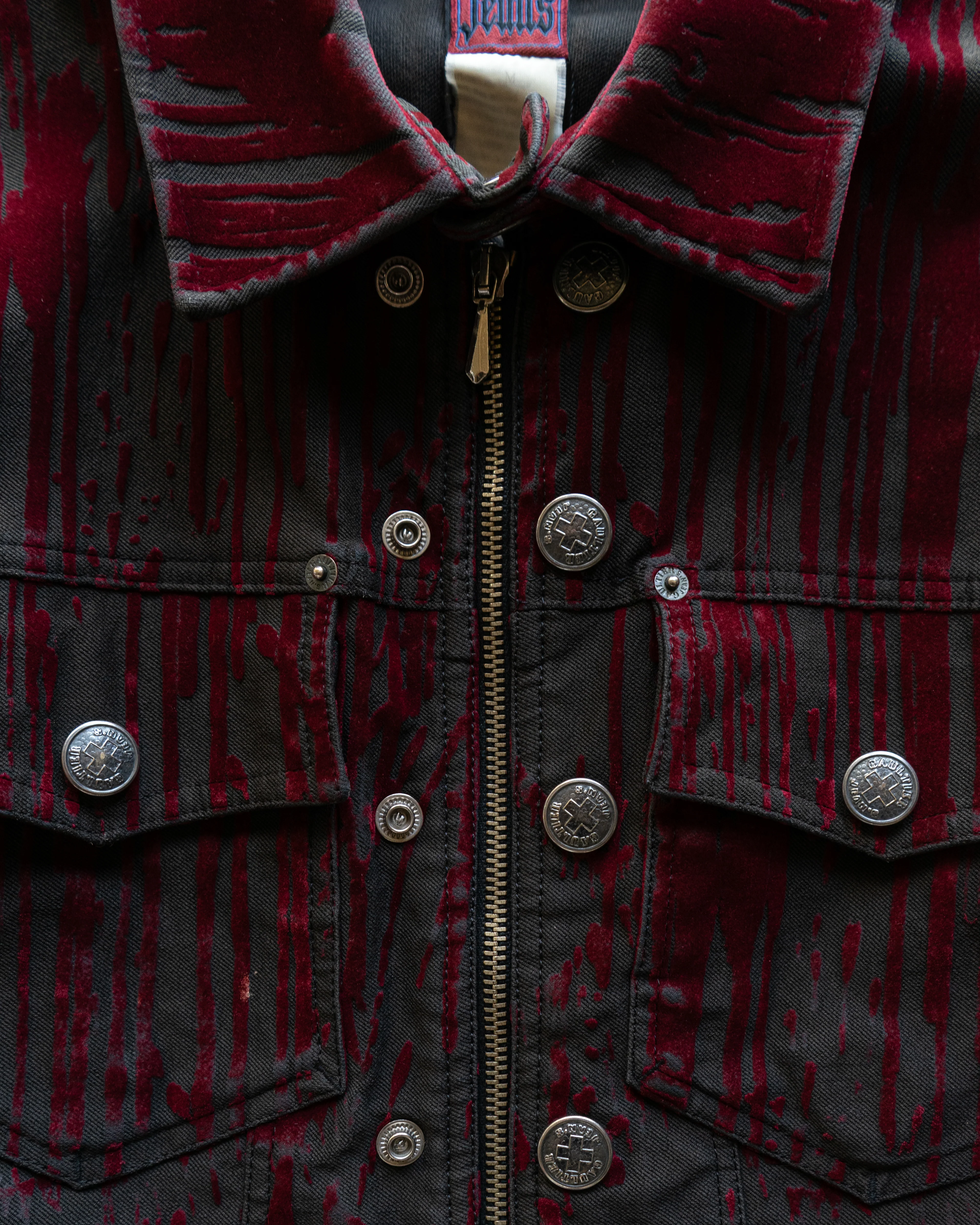 "The Vampyre" Blood Velour Jacket - Image 2