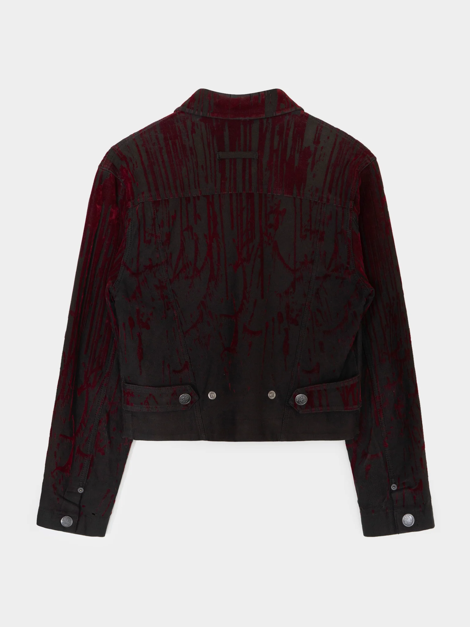 "The Vampyre" Blood Velour Jacket - Image 3