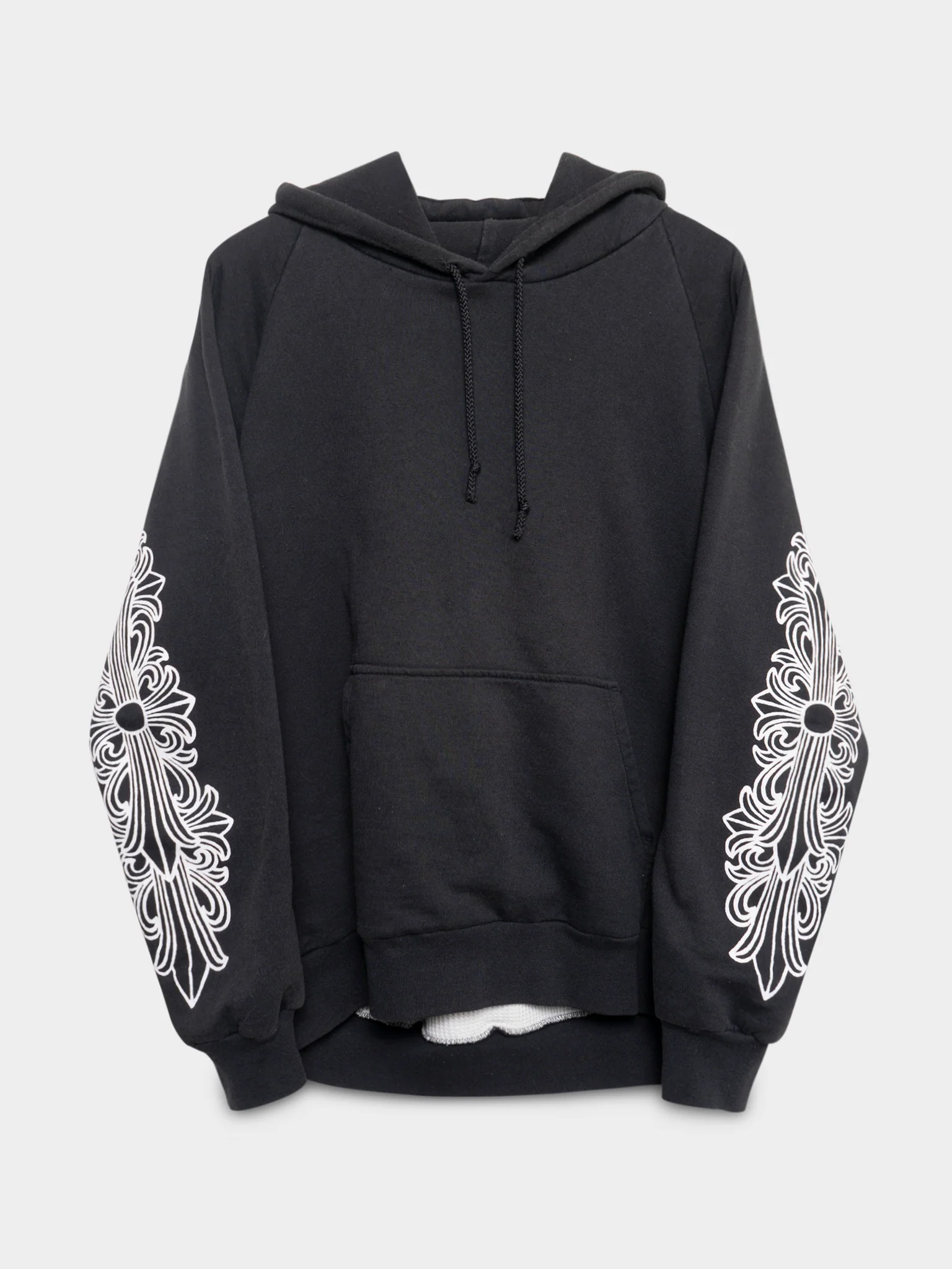 Thermal Floral Horseshoe Hoodie - Image 2