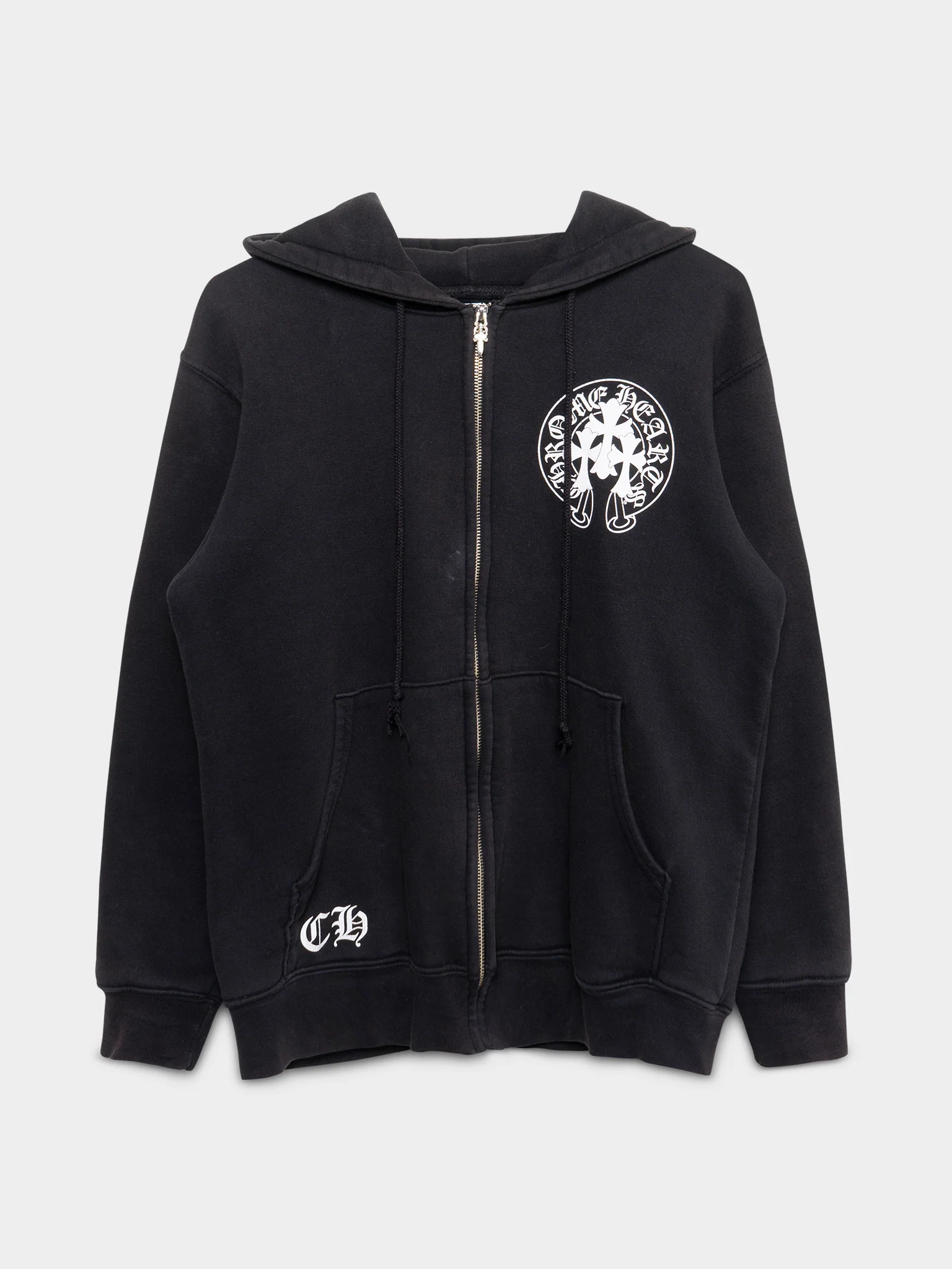 Thermal Horseshoe Triple Cross Zip-Up Hoodie