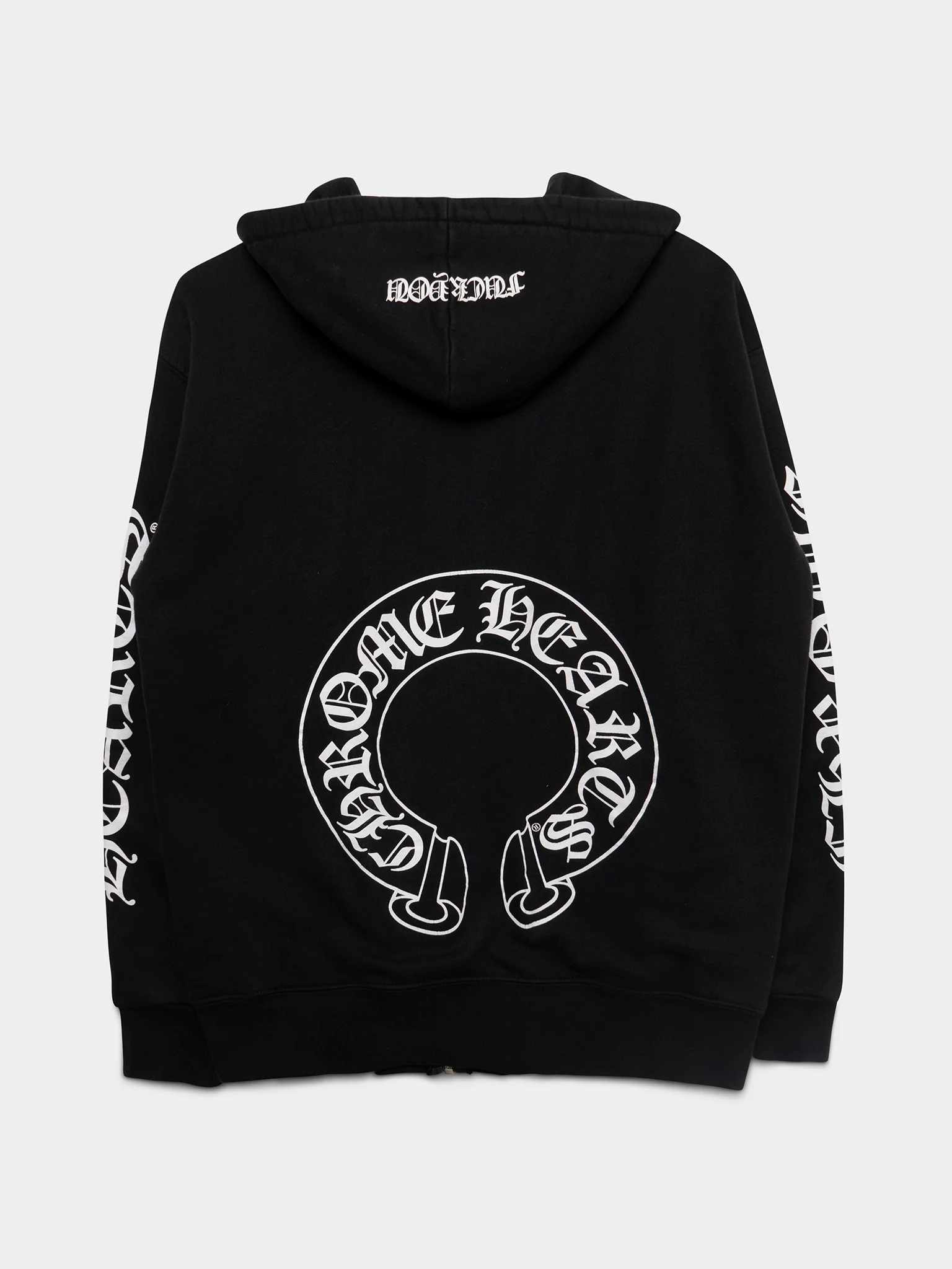 Thermal Zip-up Horseshoe Hoodie