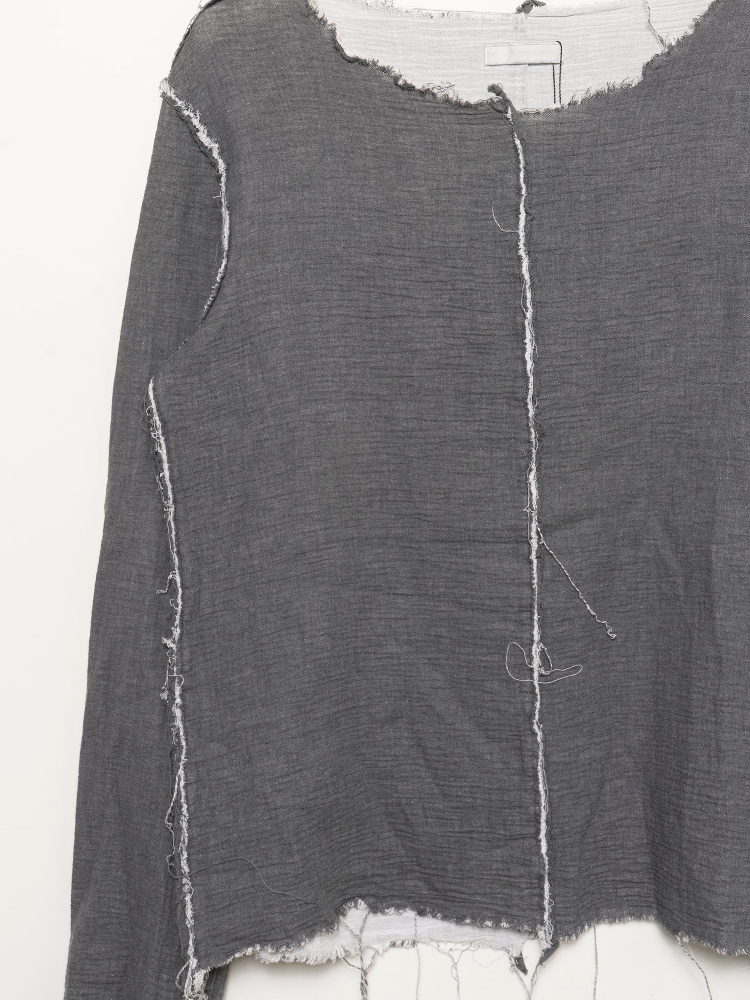 ‘Time Migration’ Raw Edge Longsleeve - Image 2