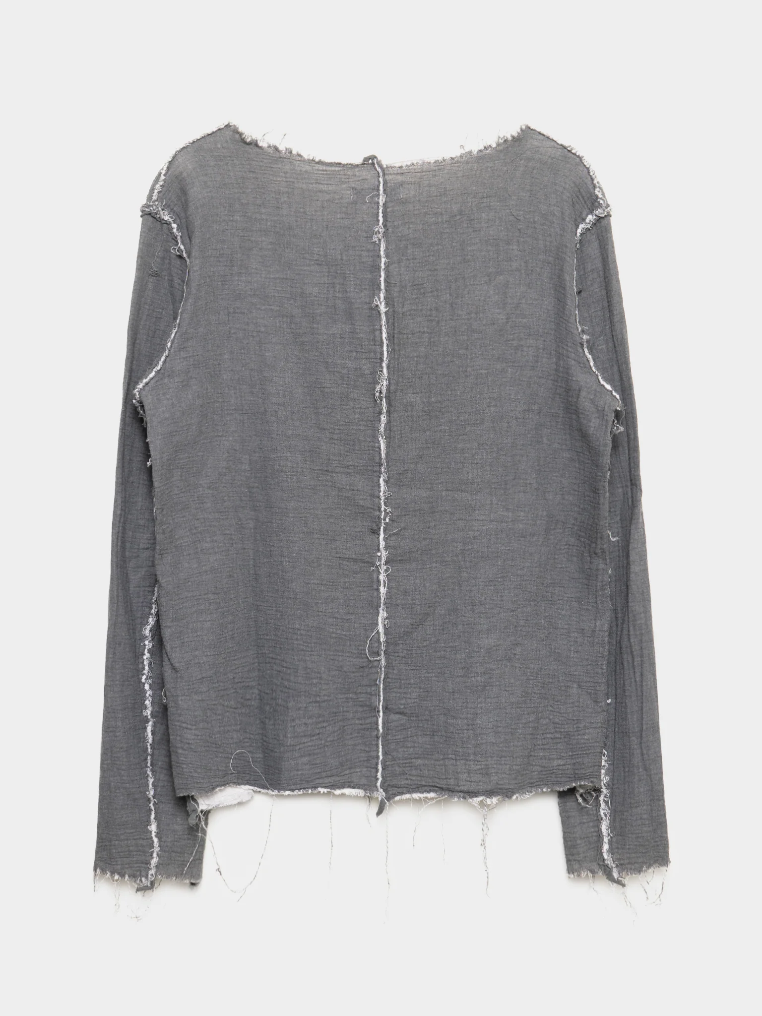 ‘Time Migration’ Raw Edge Longsleeve - Image 3