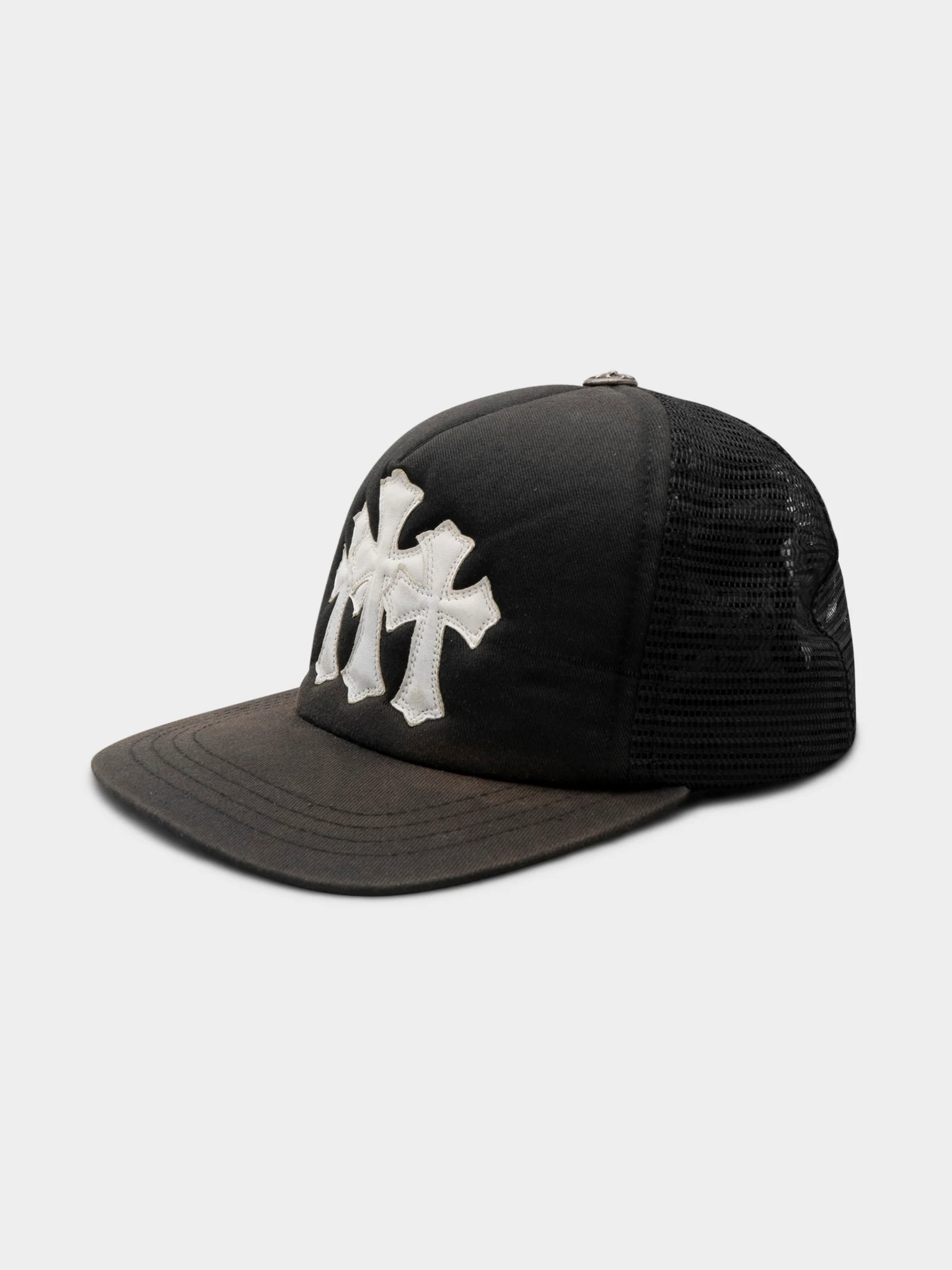 Triple Cross Patch Trucker Hat - Image 2