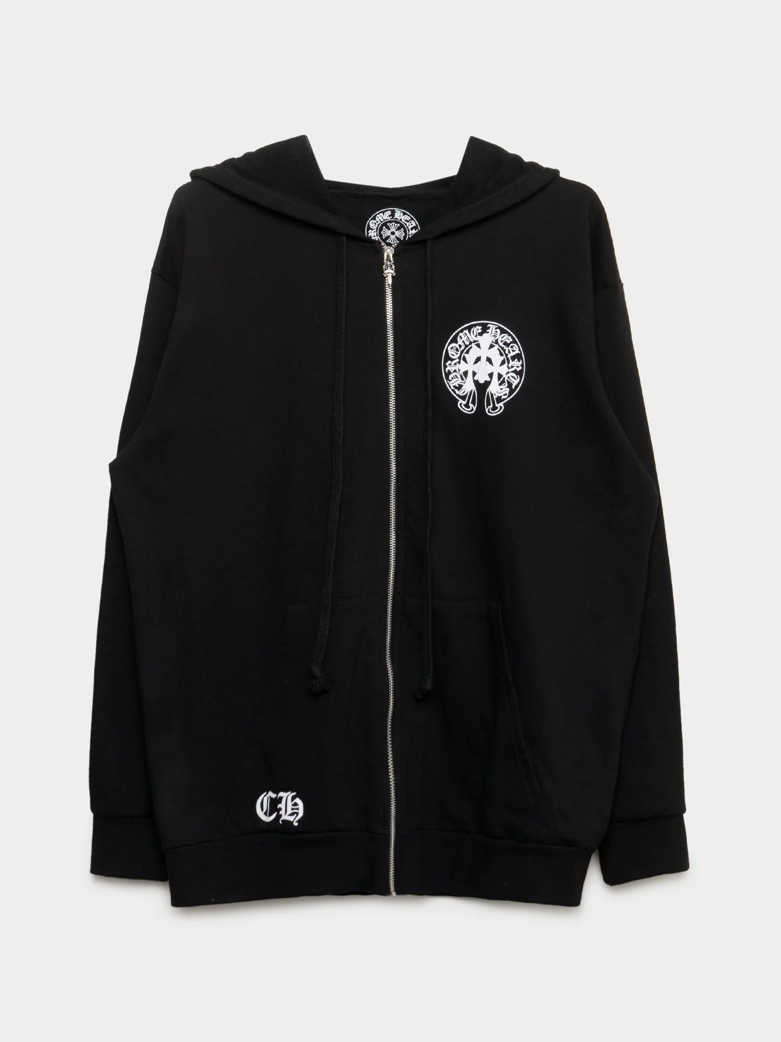 Triple Cross Zip-Up Hoodie