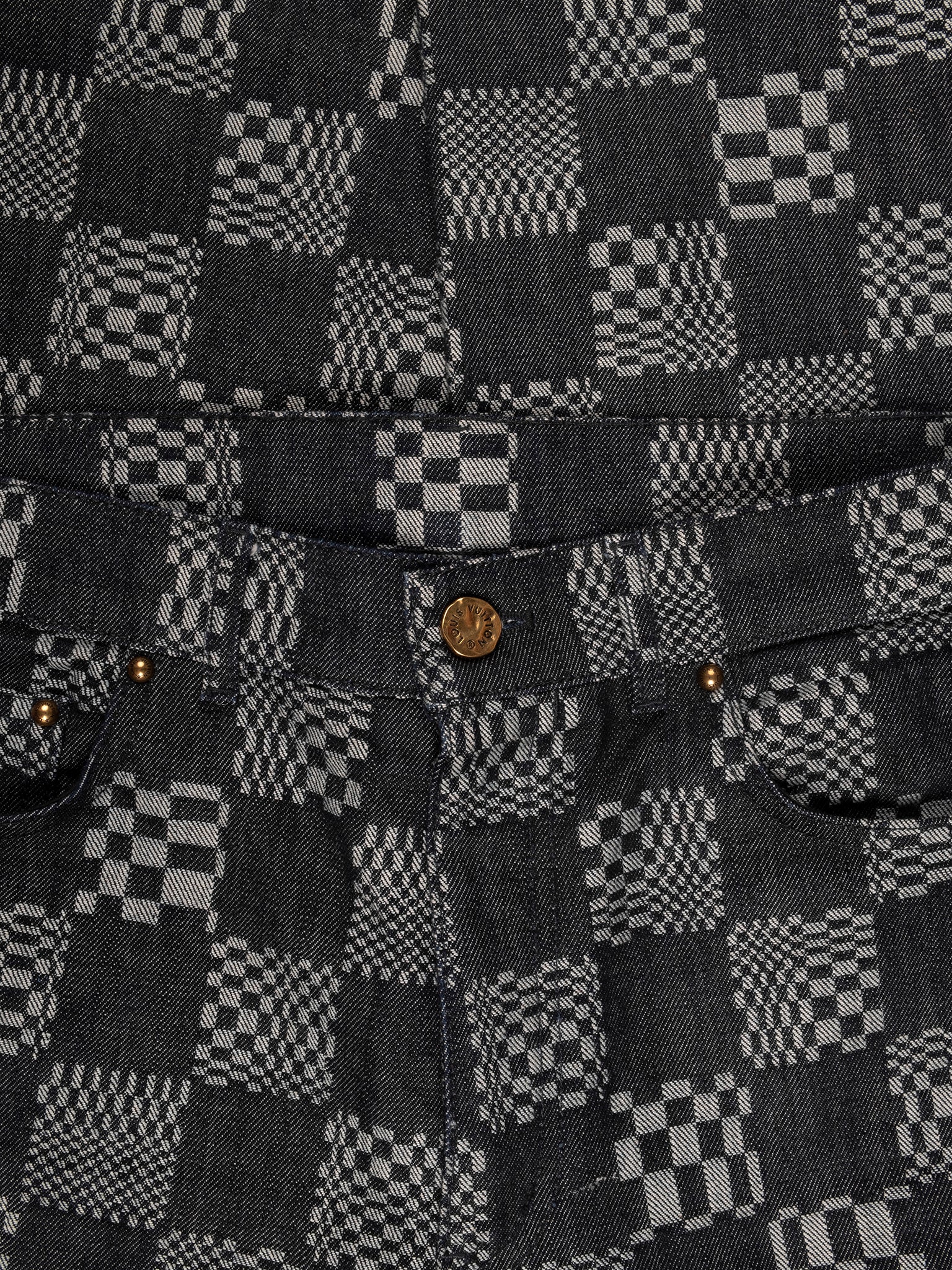 Distorted Damier Jeans - Image 3