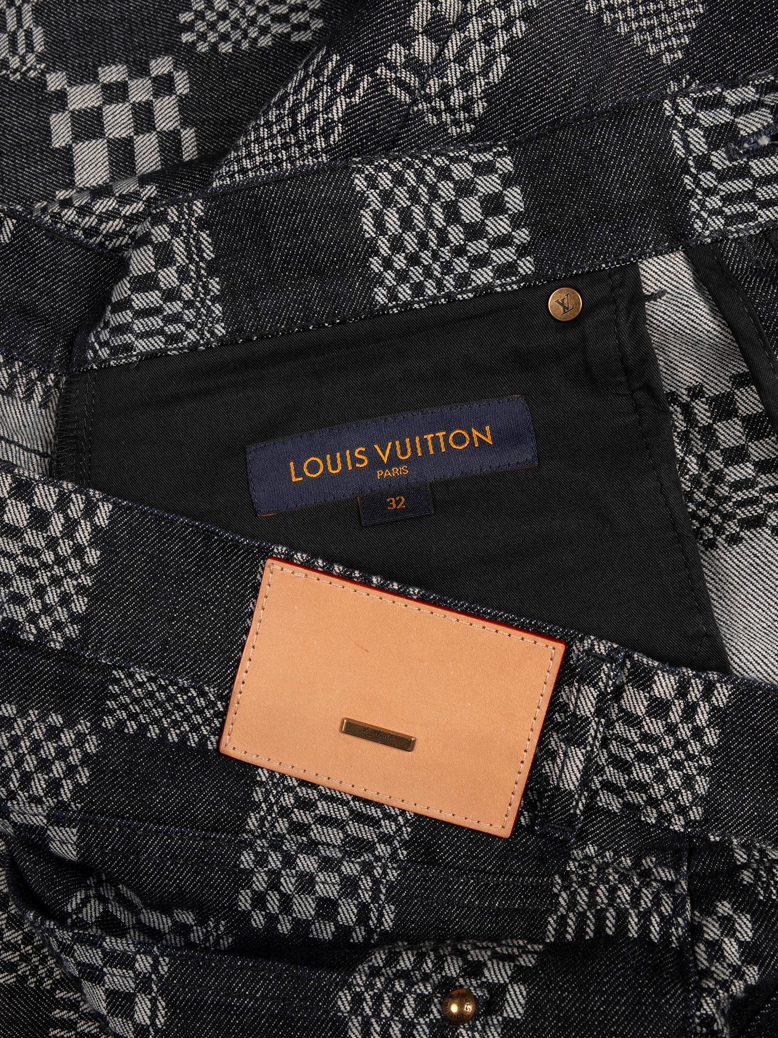Distorted Damier Jeans - Image 4