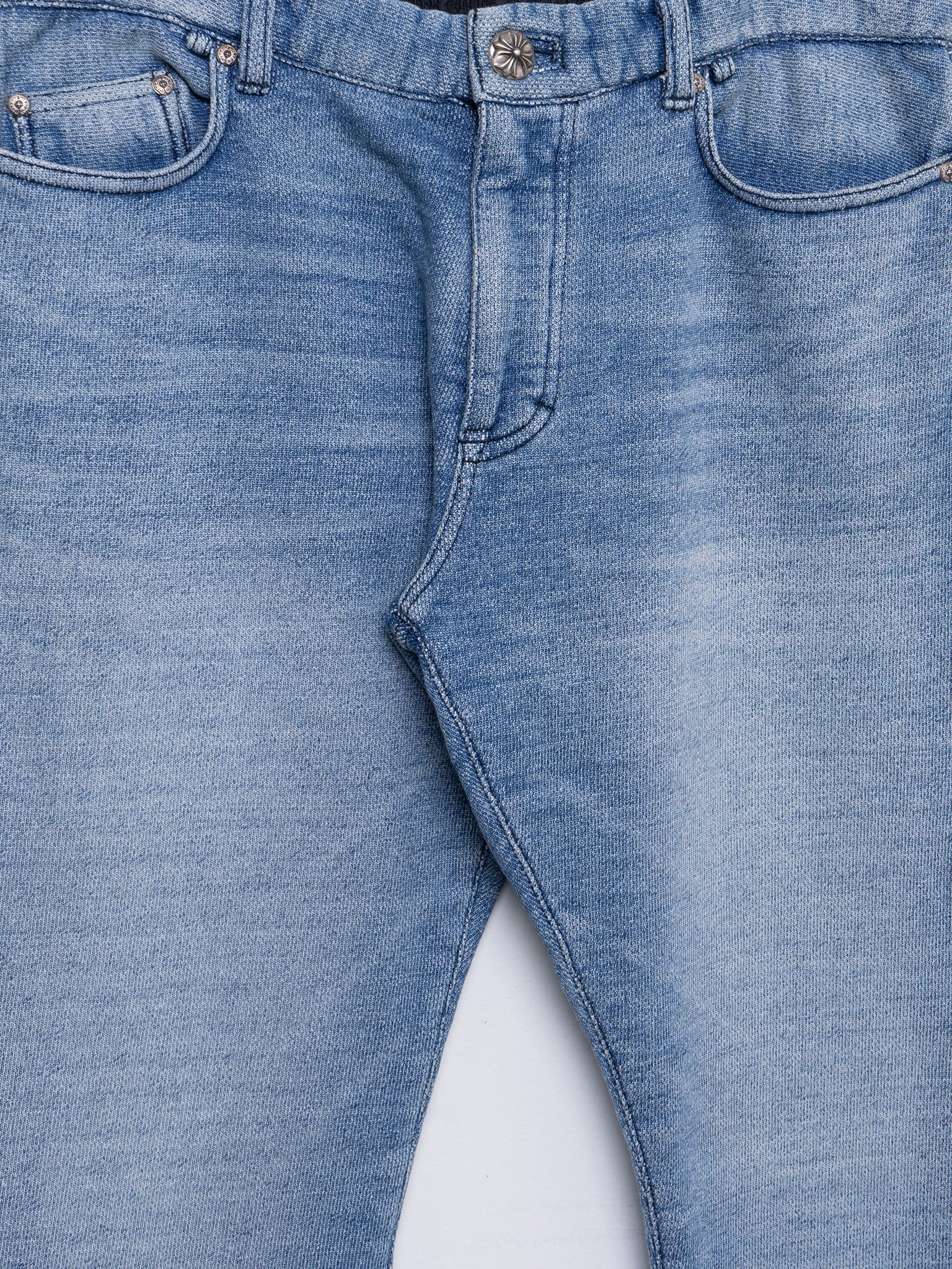 Trompe L’Oleil Denim Sweatpants - Image 2