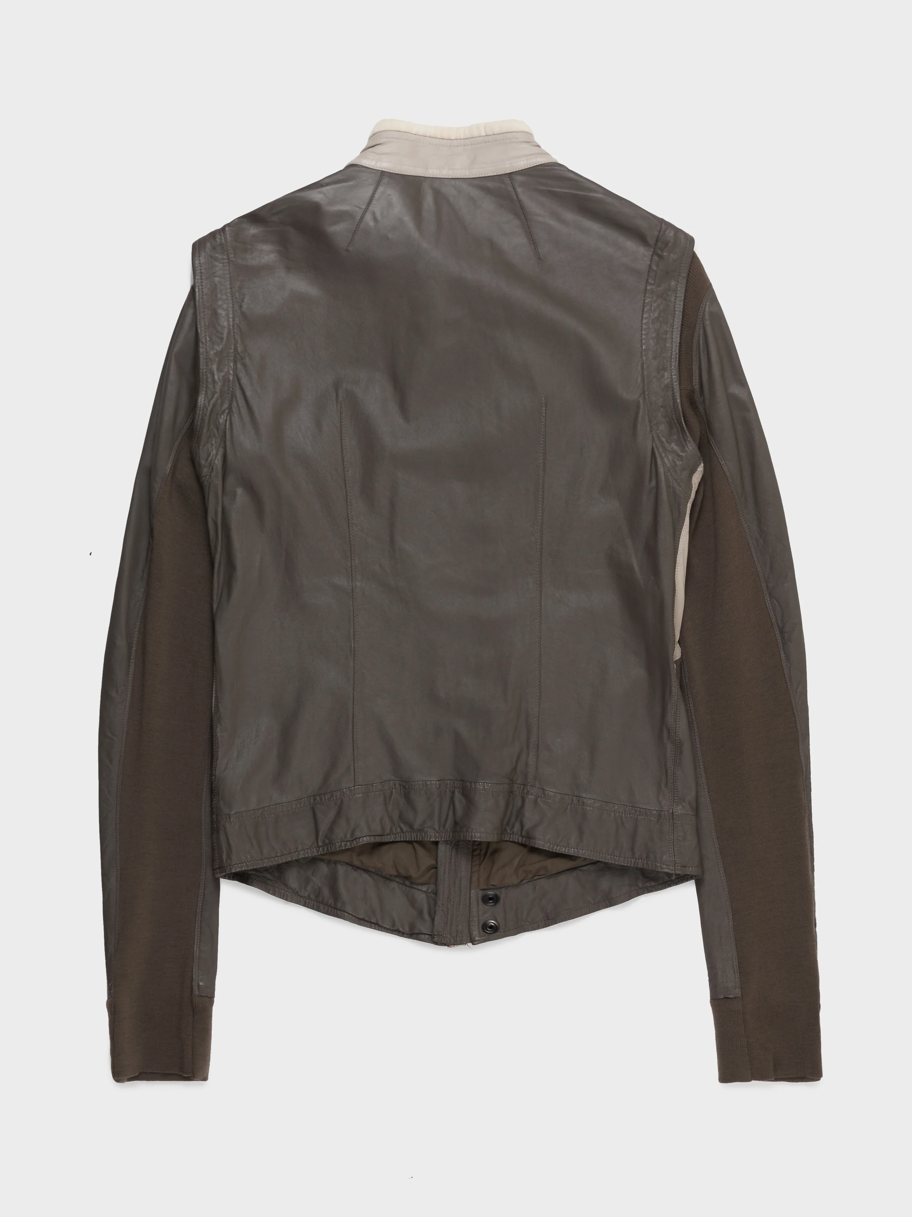 'Creatch' Two-Tone Leather Rider Jacket - Image 2