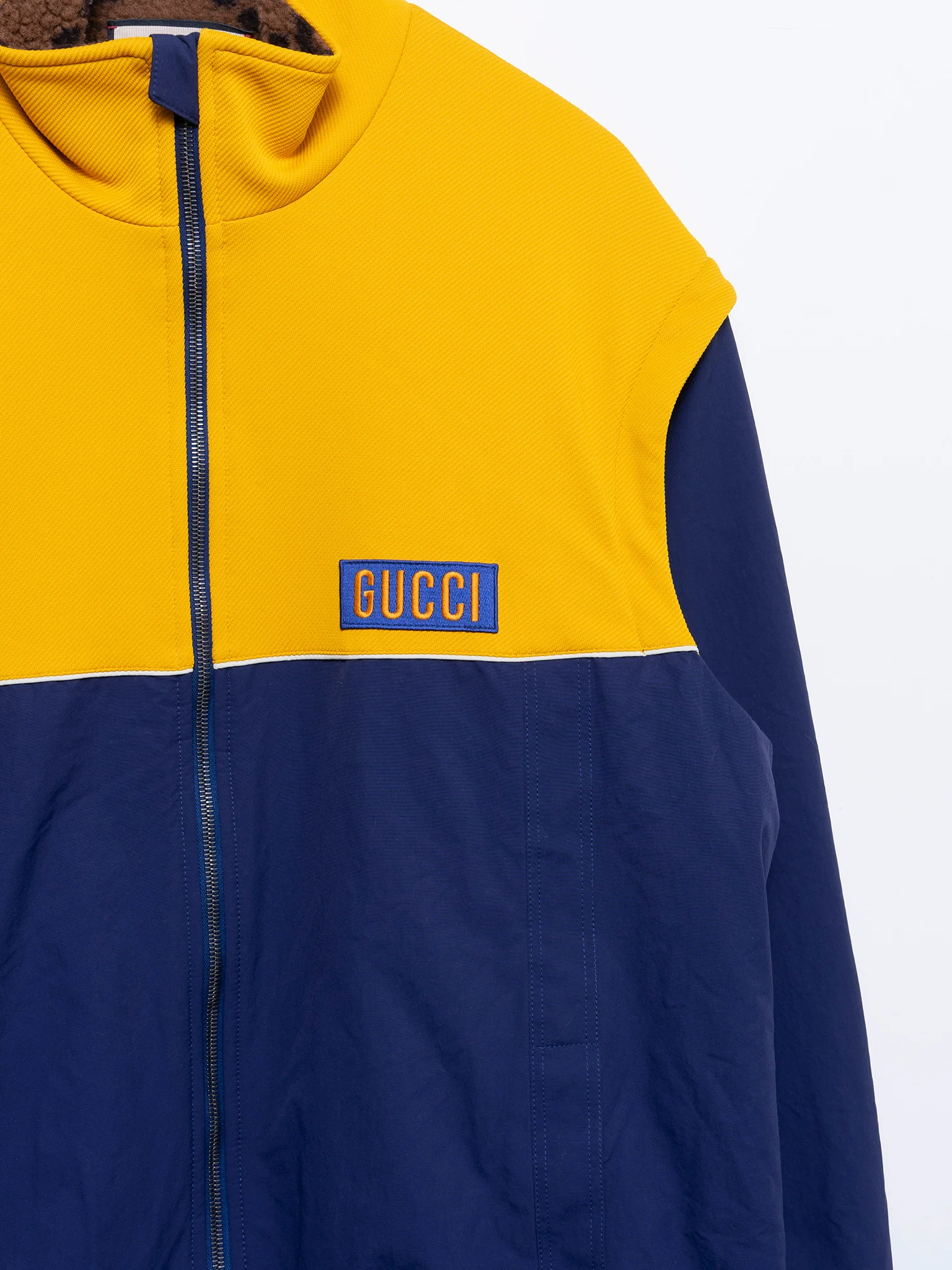 Two-Tone Technical Fleece Jersey Jacket - Image 2