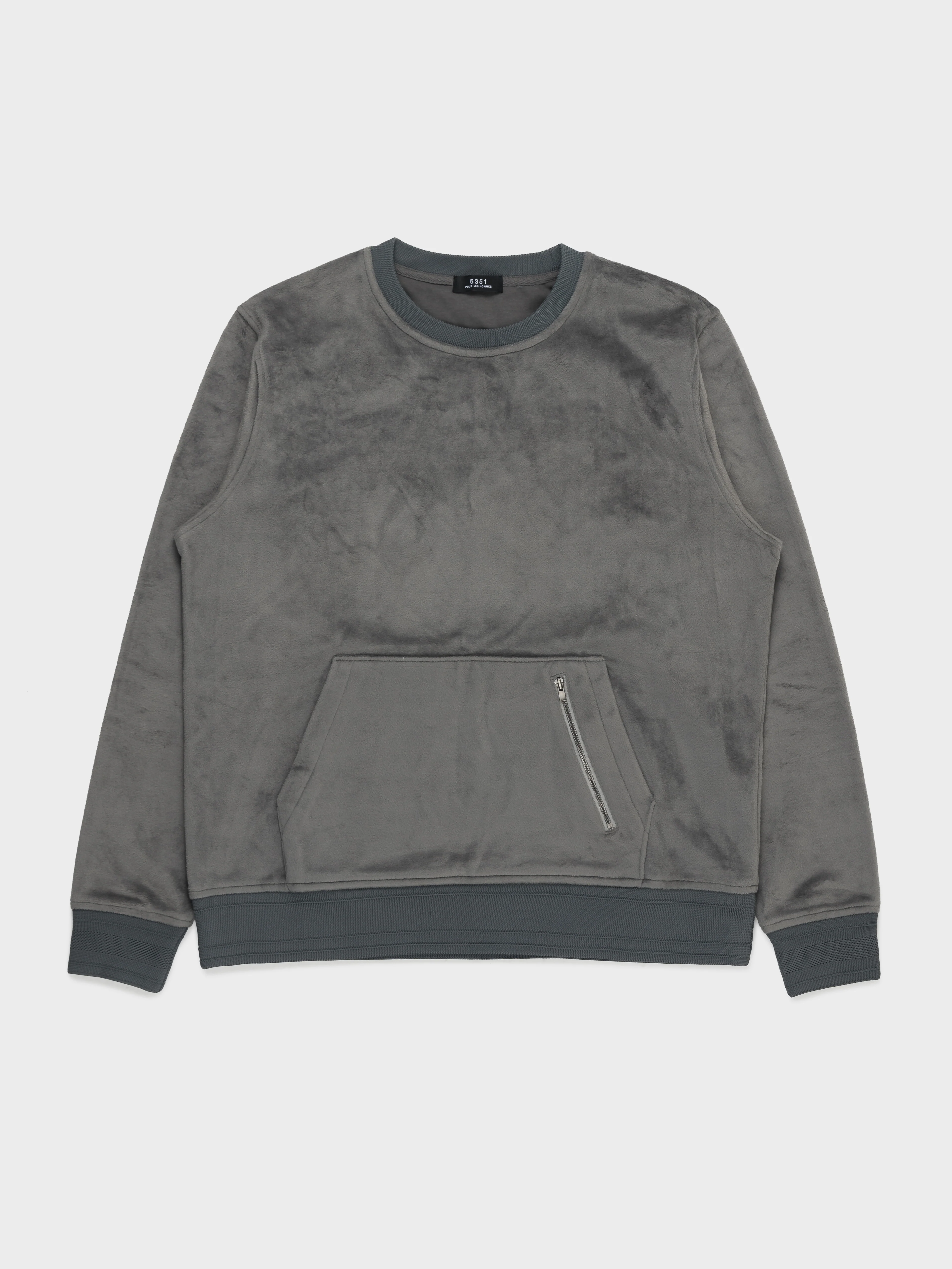 Velour Crewneck