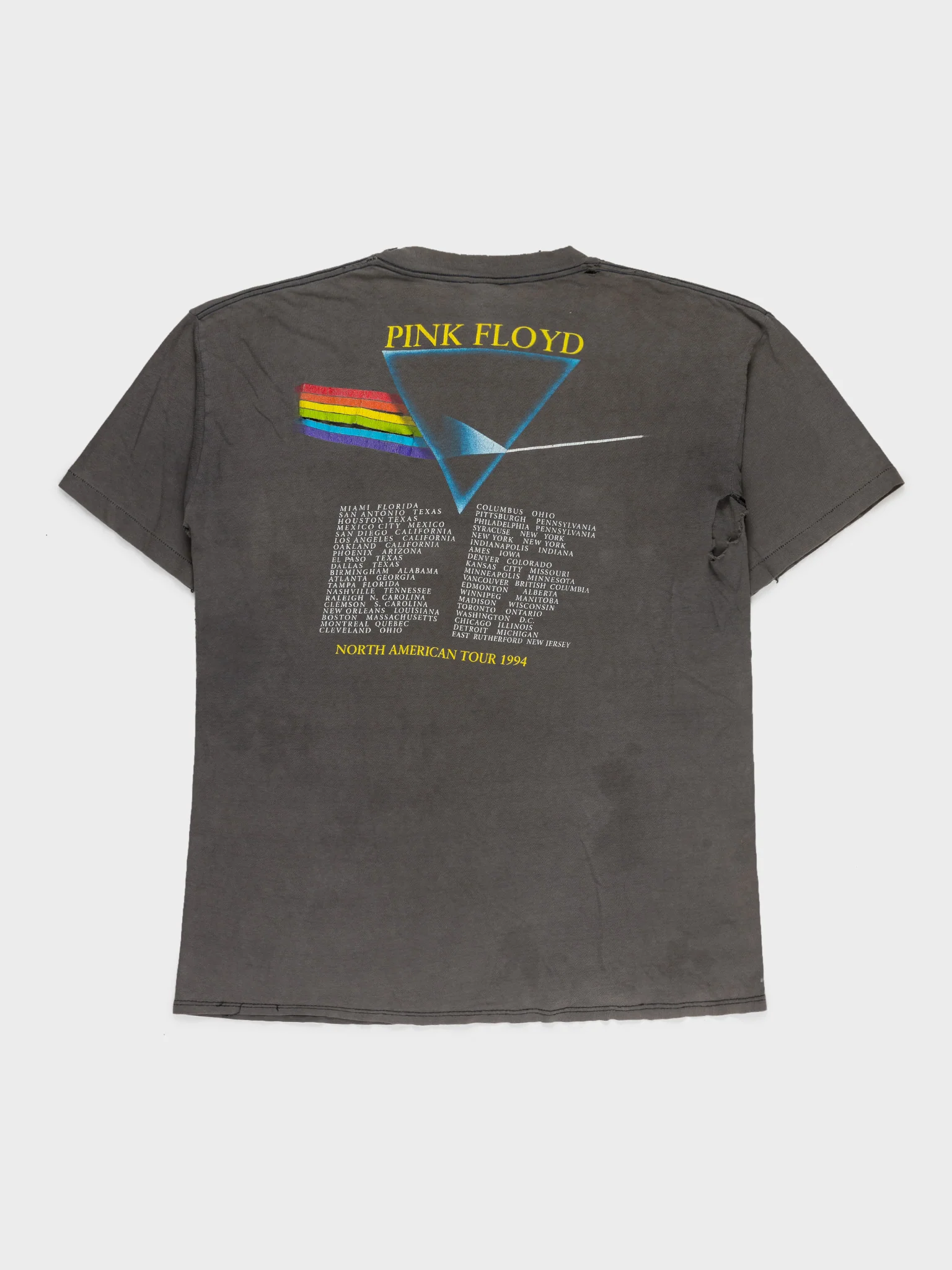 Vintage Pink Floyd Tour T-Shirt - Image 3