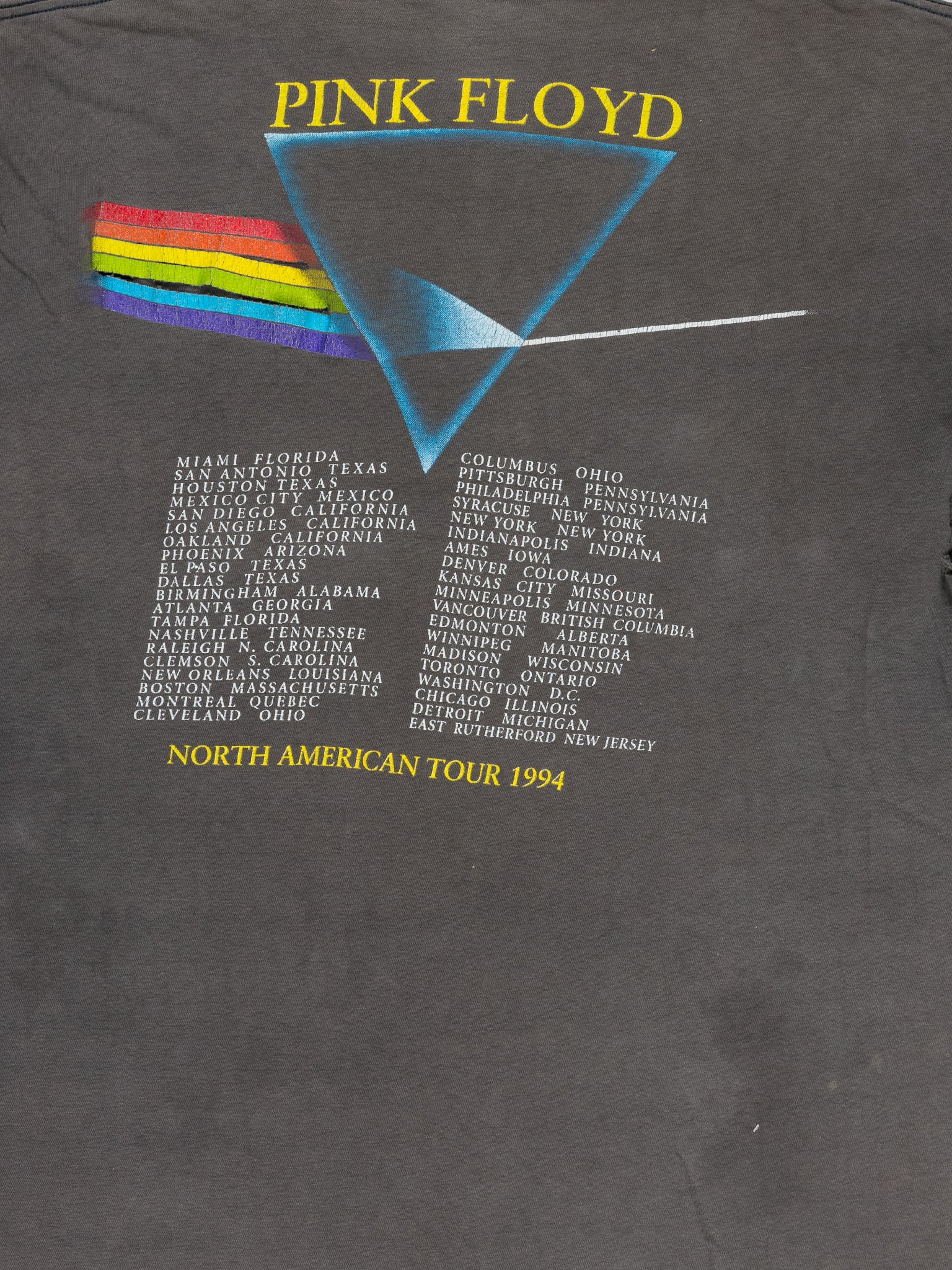 Vintage Pink Floyd Tour T-Shirt - Image 4
