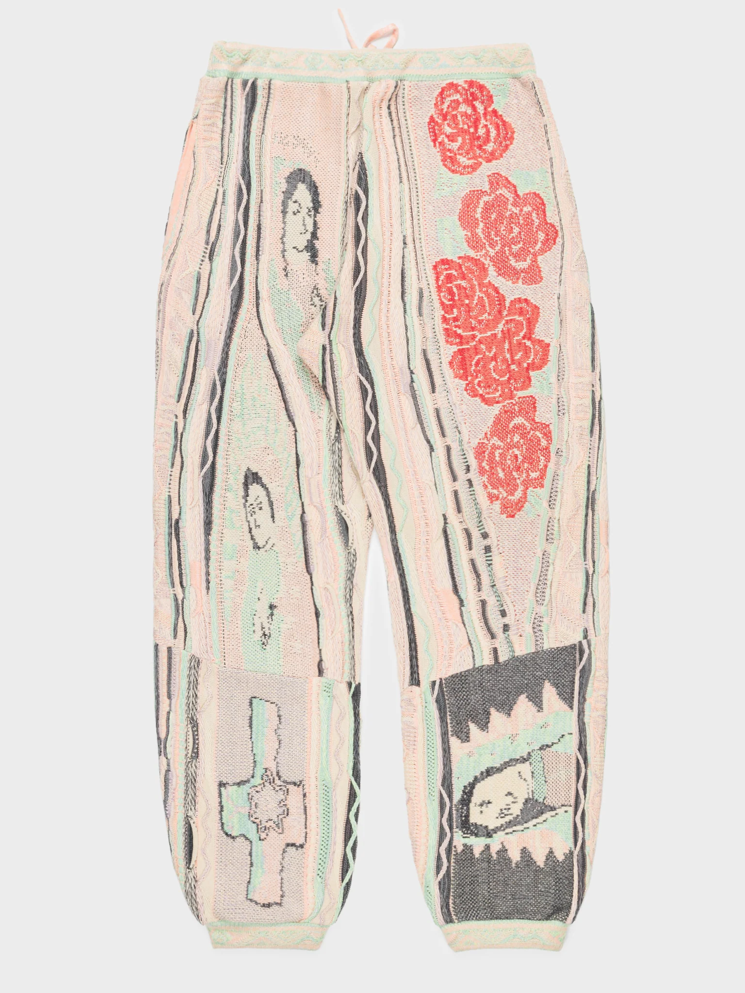 Virgin Mary Knit Sweatpants - Image 2